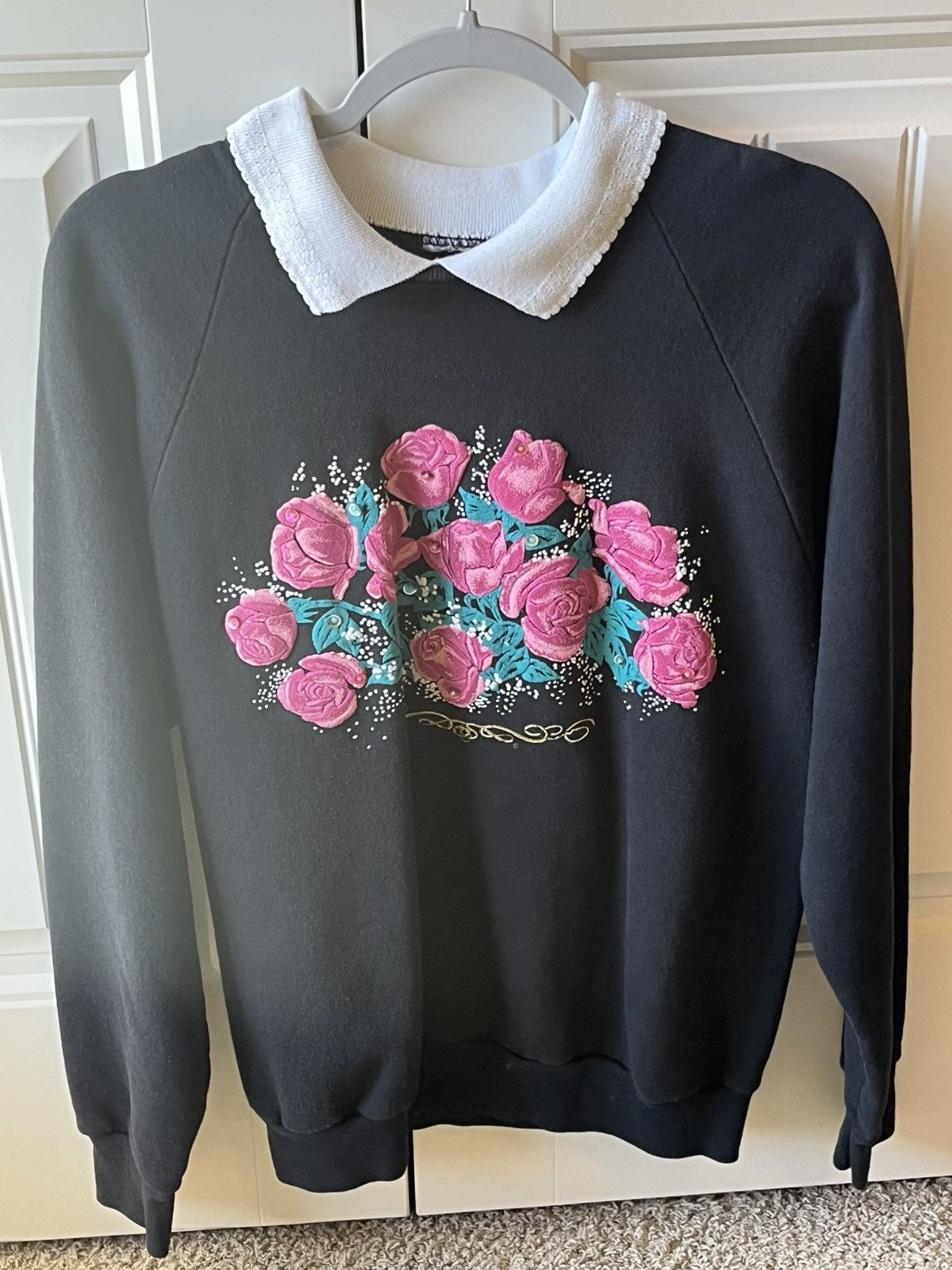 Other Red and Pink Roses Crewneck Size US M / EU 48-50 / 2 - 1 Thumbnail