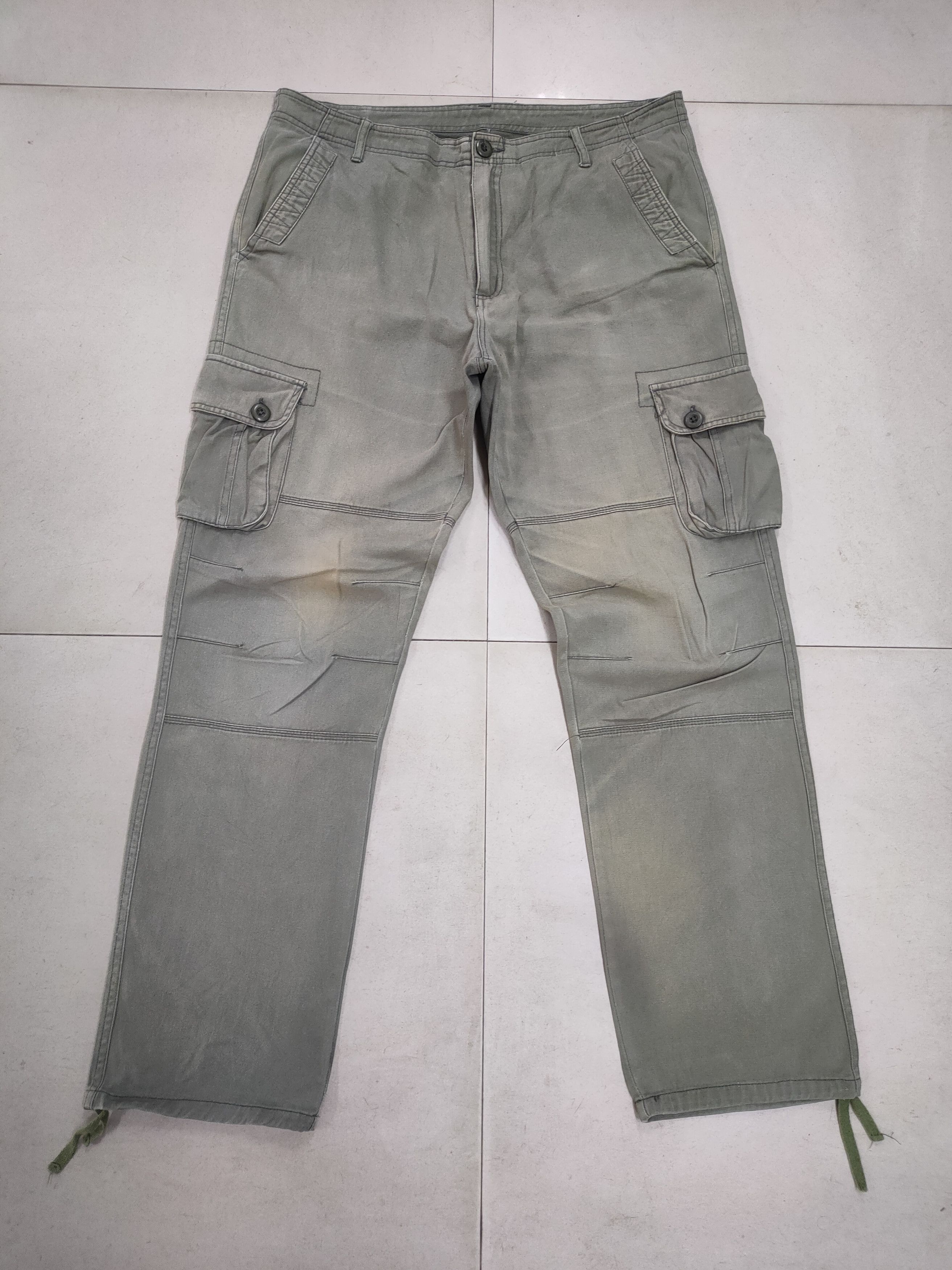 Japanese Brand × Vintage RUSTY 💥JAPANESE BRAND FADED CARGO PANTS Size US 34 / EU 50 - 1 Thumbnail