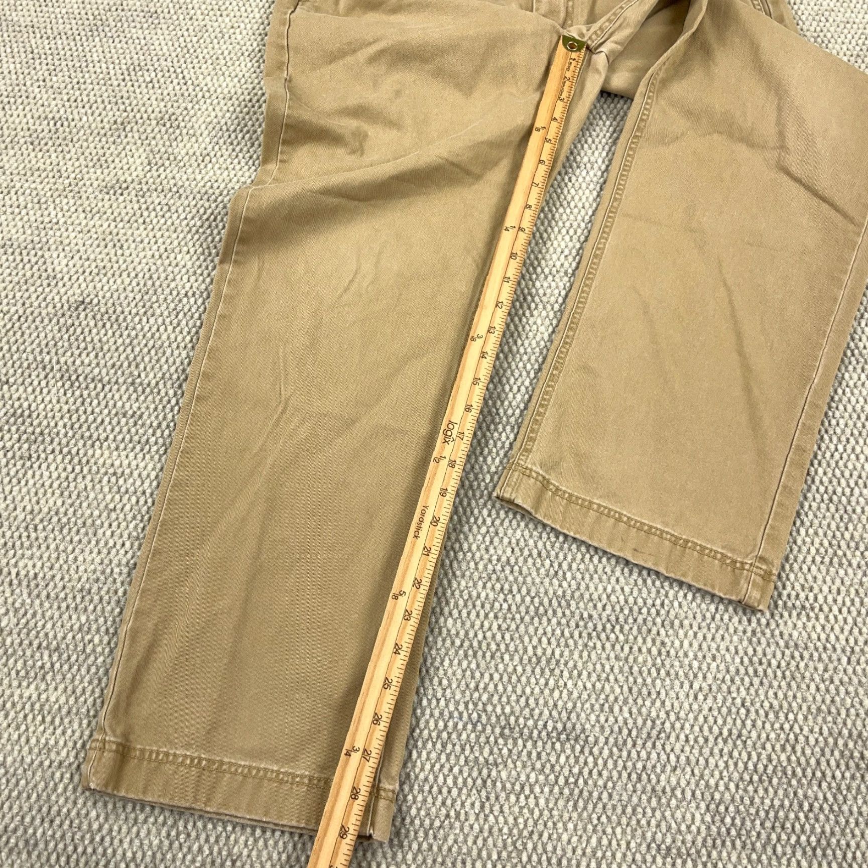 Vintage VINTAGE J Crew Men Chino Pants Slacks 34x30 Khaki Brown Comfort Straight Leg Preppy Size US 34 / EU 50 - 7 Thumbnail