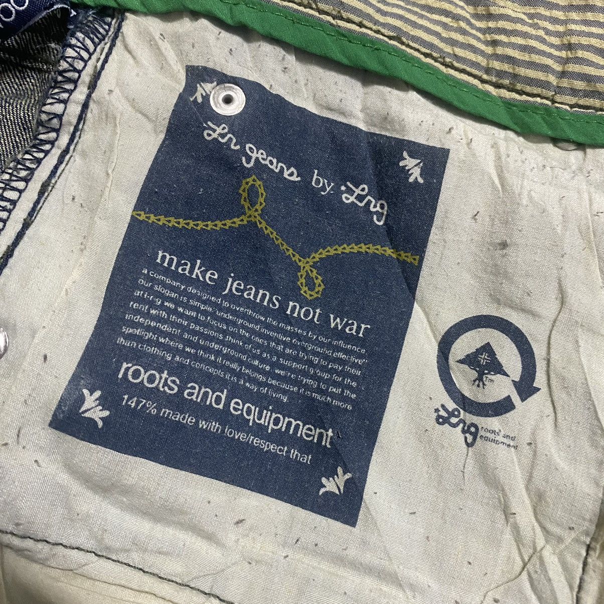 LRG Vintage LRG Denim Baggy Jeans Embroidery Japanese Tea Garden Size US 36 / EU 52 - 19 Thumbnail