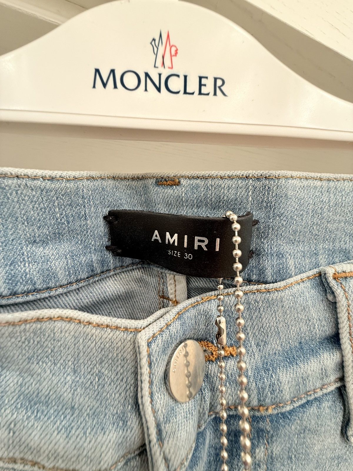 Amiri Amiri Denim Jeans Art Patch Indigo Blue US 30 Size US 30 / EU 46 - 3 Thumbnail