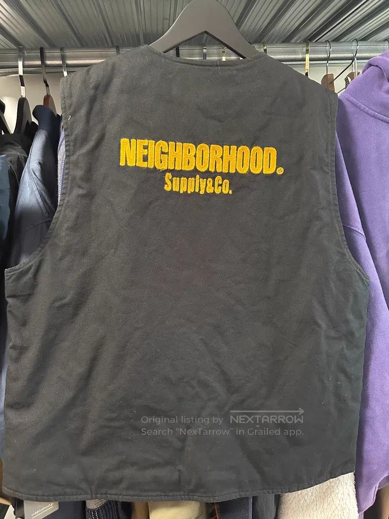Neighborhood Neighborhood Quilted Embroidered Workwear Vest Size US XL / EU 56 / 4 - 6 Thumbnail