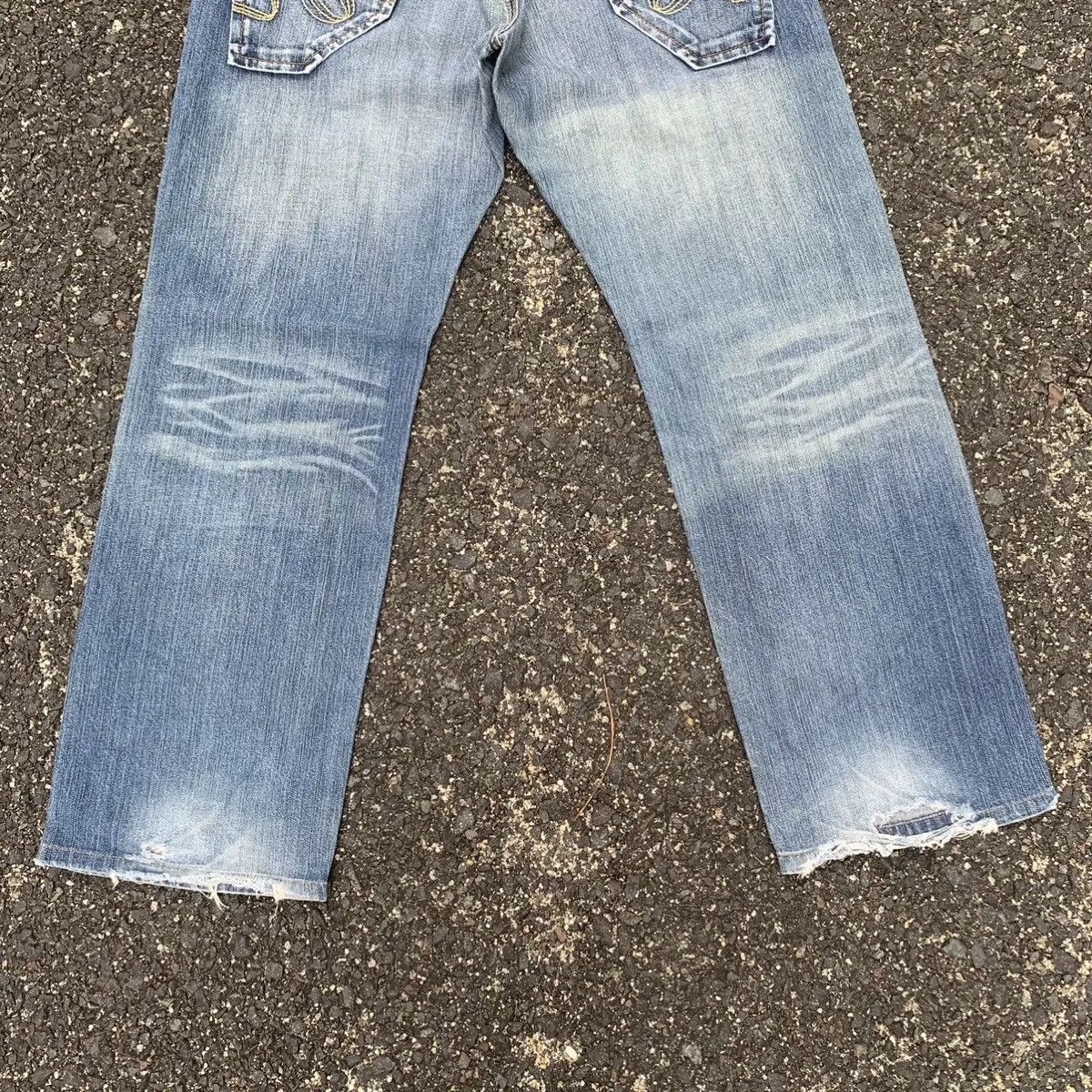 Japanese Brand RUSH HOUR Jeans 34x30 Bush Pants Baggy Denim Pants Size US 34 / EU 50 - 11 Thumbnail