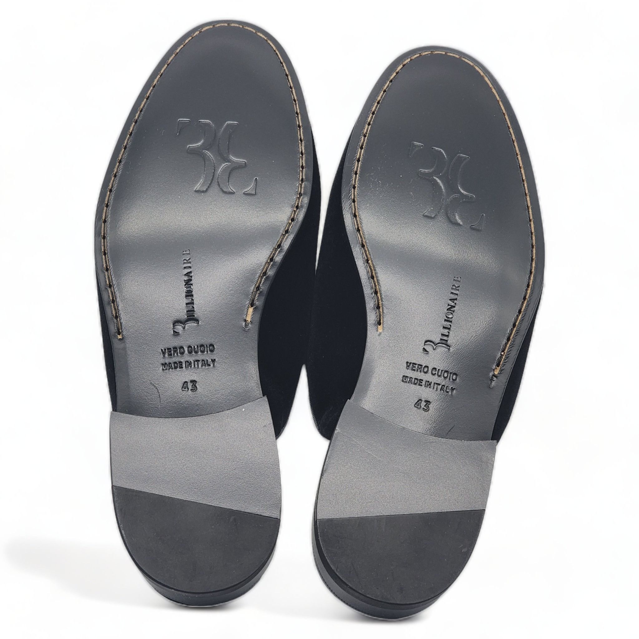 Billionaire Couture × Philipp Plein Velvet Half Loafers NWB Black | NWB 42 (9 US) Size US 9 / EU 42 - 9 Thumbnail