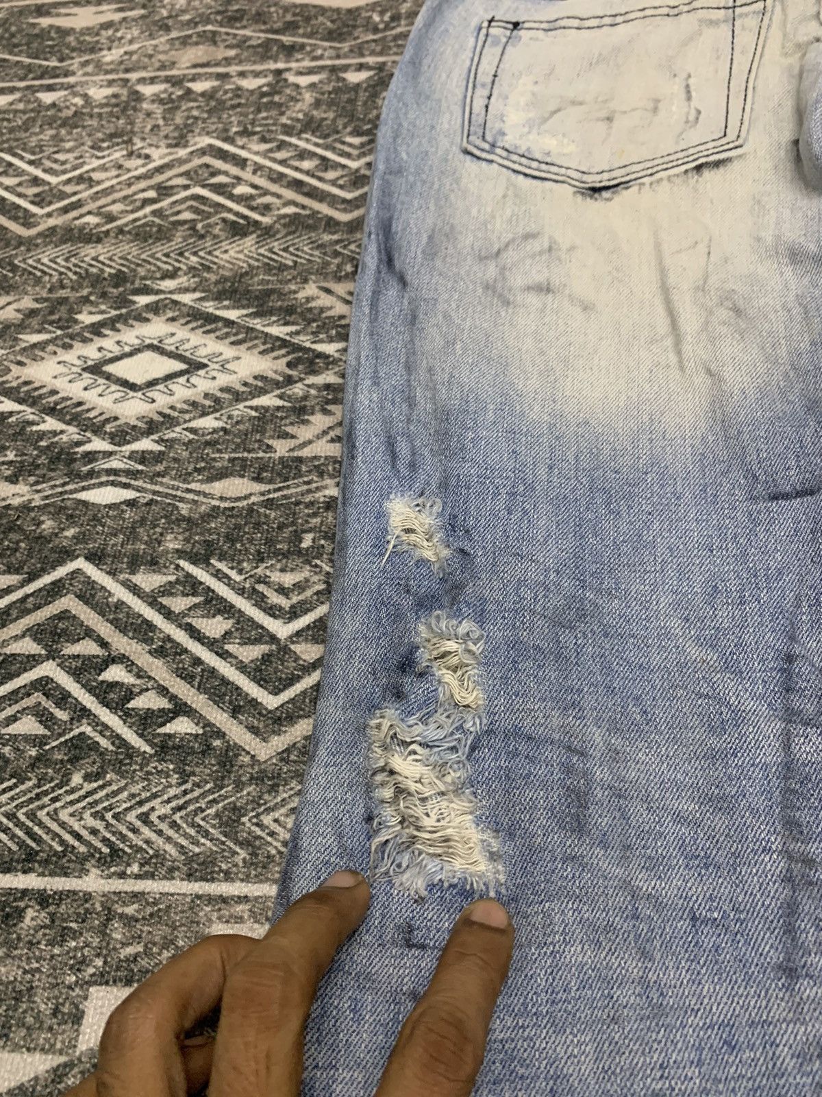 Other 🔥STUDDED FLARE🔥GLAD NEWS STUDDED FLARE DISTRESSED PANT Size US 28 / EU 44 - 15 Thumbnail