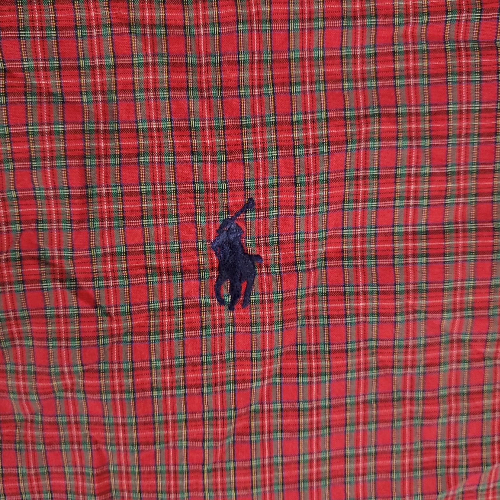 Ralph Lauren Ralph Lauren Shirt Mens XL Red Plaid Button-Up Long Sleeve Classic Preppy American Made in USA Mens XL Red Plaid Shirt Size US XL / EU 56 / 4 - 2 Thumbnail