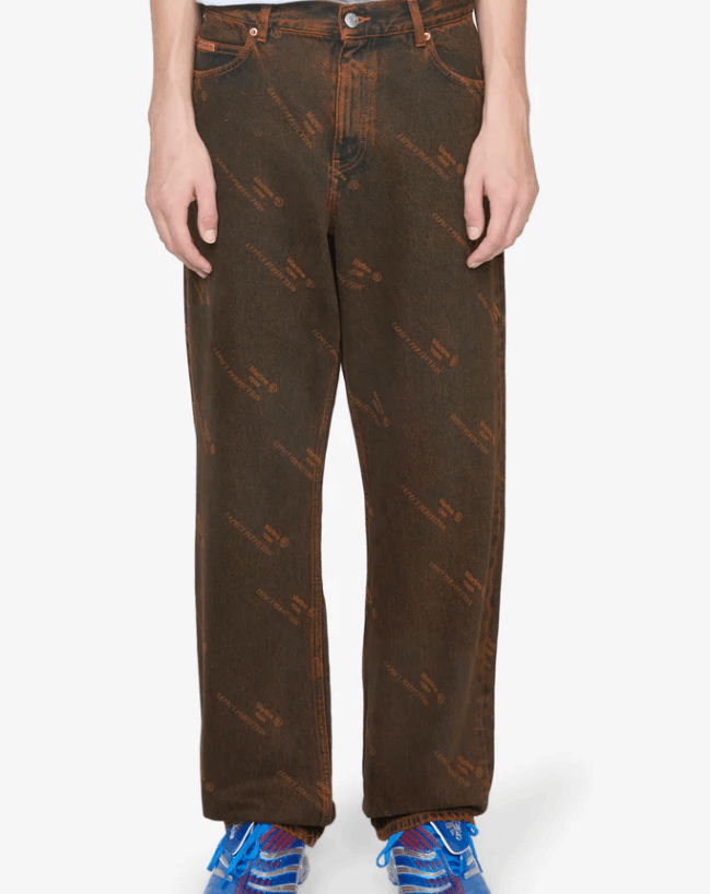 Martine Rose BNWT SS25 MARTINE ROSE ORANGE LASER RELAXED FIT JEANS M Size US 32 / EU 48 - 1 Thumbnail