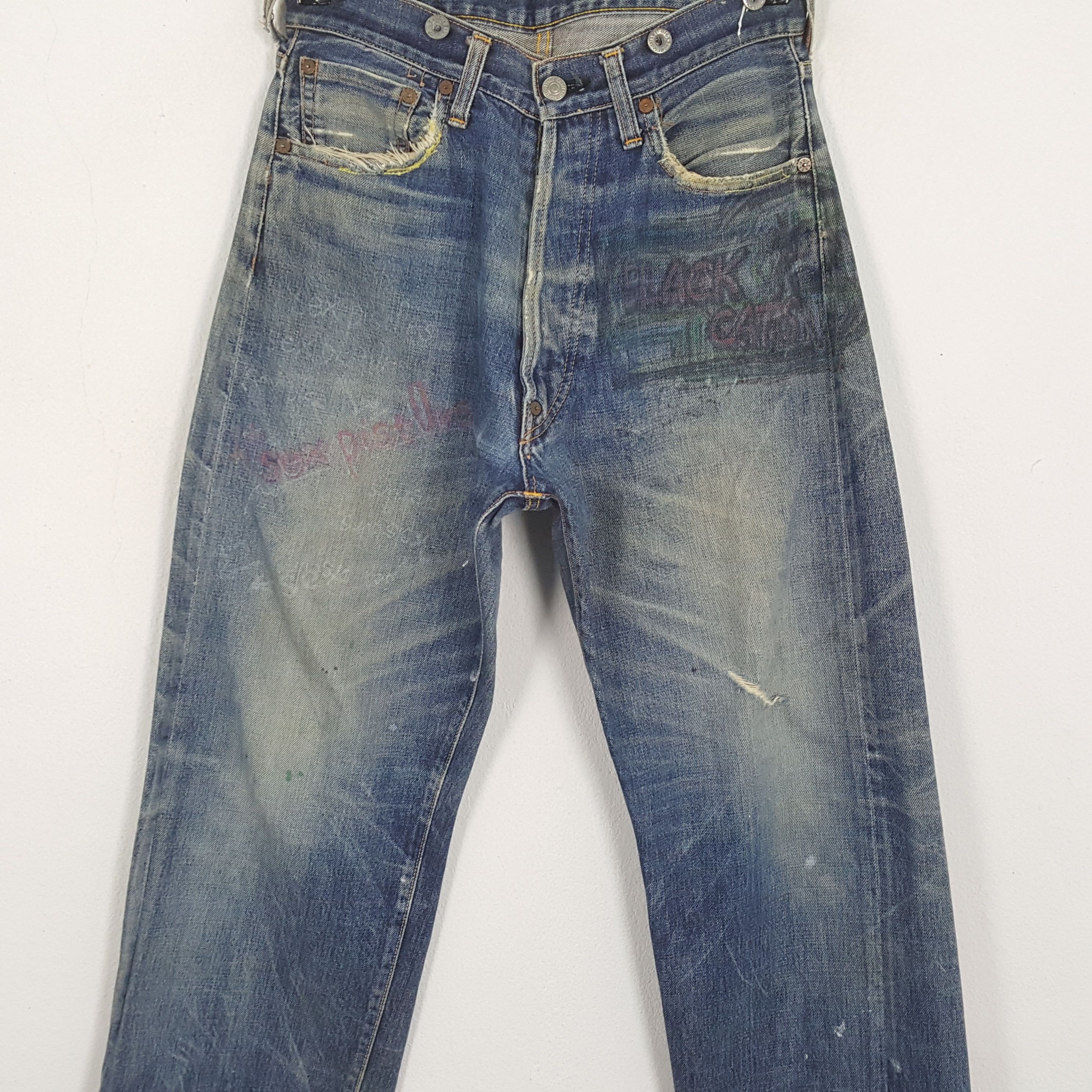Japanese Brand × Vintage EVIS Japanese Brand Streetwear Custom Daicock Jeans Size US 28 / EU 44 - 5 Thumbnail