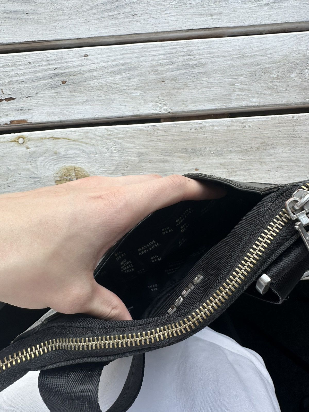 Diesel 🚨Vintage Diesel Bag Avant Garde black ifsixwasnine Size ONE SIZE - 6 Thumbnail
