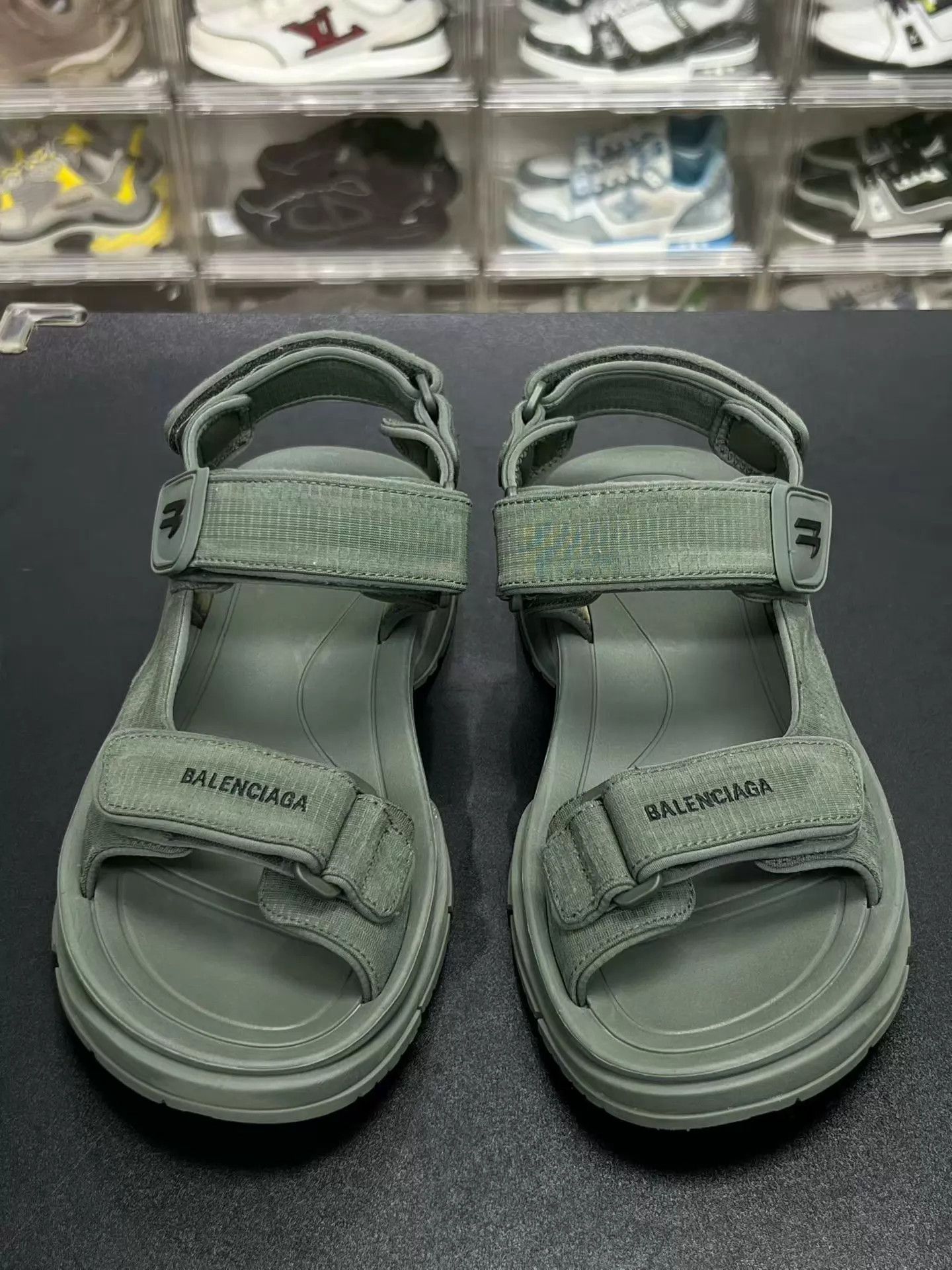 Balenciaga Balenciaga Velcro Sandals EUR 41 Worn 1x Like New SS Size US 8 / EU 41 - 2 Thumbnail