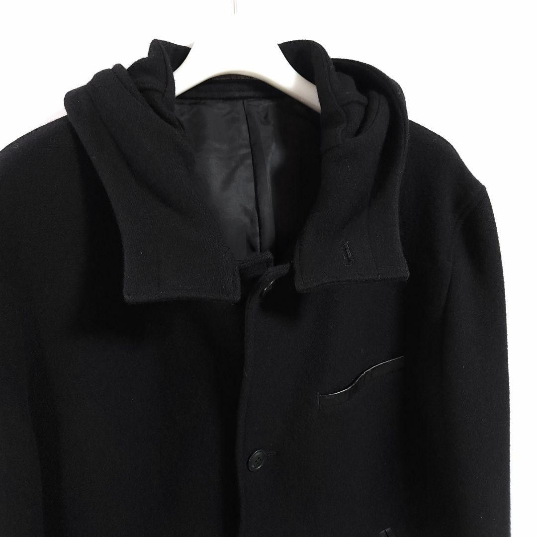 Yohji Yamamoto POUR HOMME 16aw leather melton jacket HR-J06-102 Size US L / EU 52-54 / 3 - 3 Thumbnail