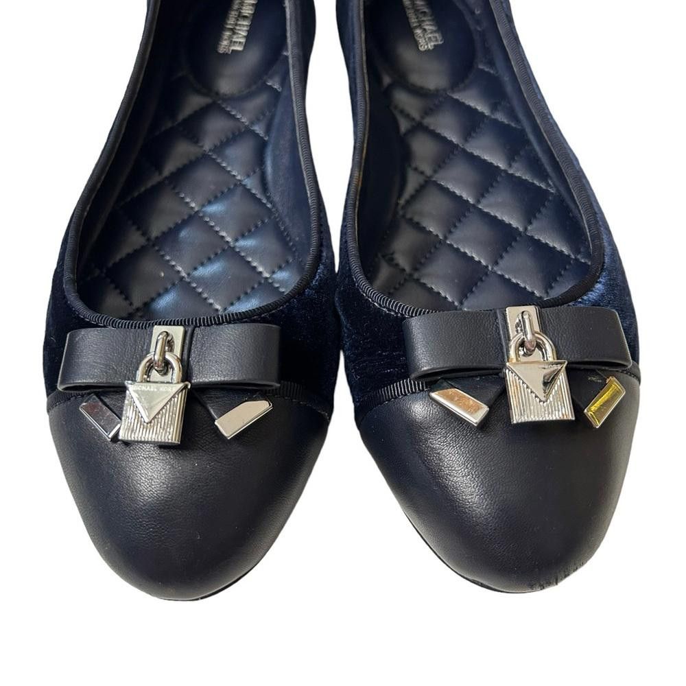 Michael Kors Michael Kors l Alice Ballet Blue Velvet Flats 10 Size US 10 / IT 40 - 3 Thumbnail
