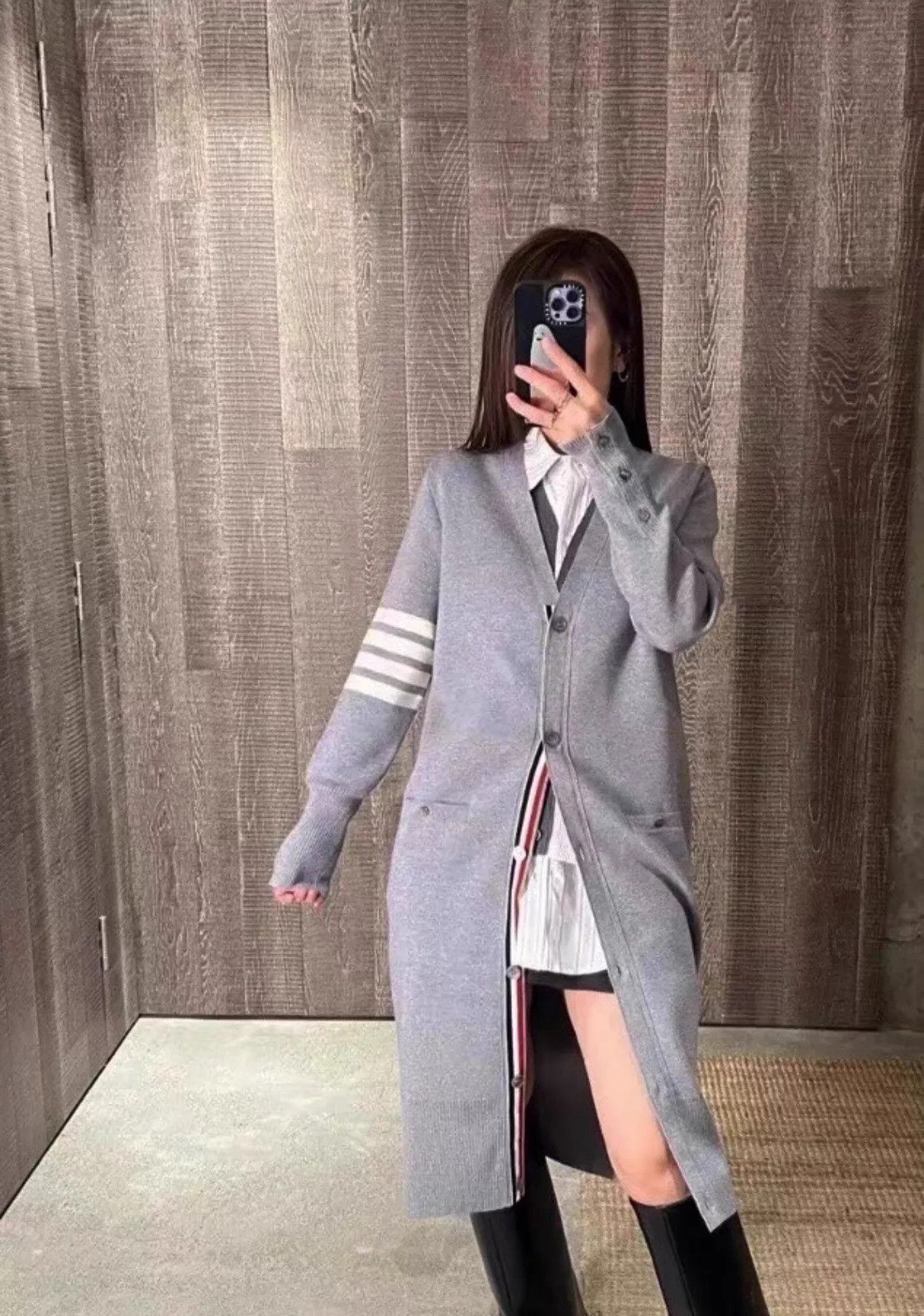 Thom Browne Thom Browne Long Cardigan 38 Stylish Sharp Size XS / US 0-2 / IT 36-38 - 5 Thumbnail