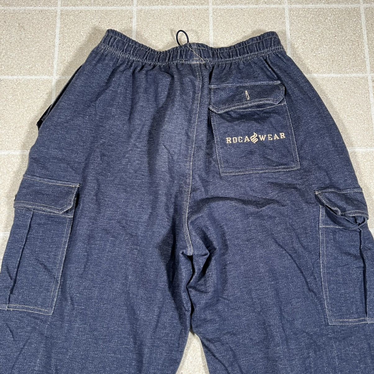Rocawear Vintage Y2K Rocawear Cargo Sweatpants Baggy Sz L Wide Leg Size US 26 / EU 42 - 6 Thumbnail