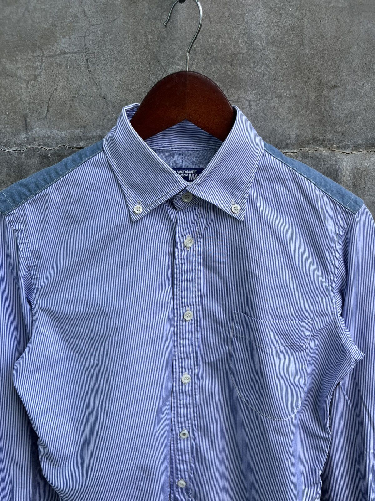 Junya Watanabe AW14 Plaid Wool Patched Button Up Size US XS / EU 42 / 0 - 5 Thumbnail