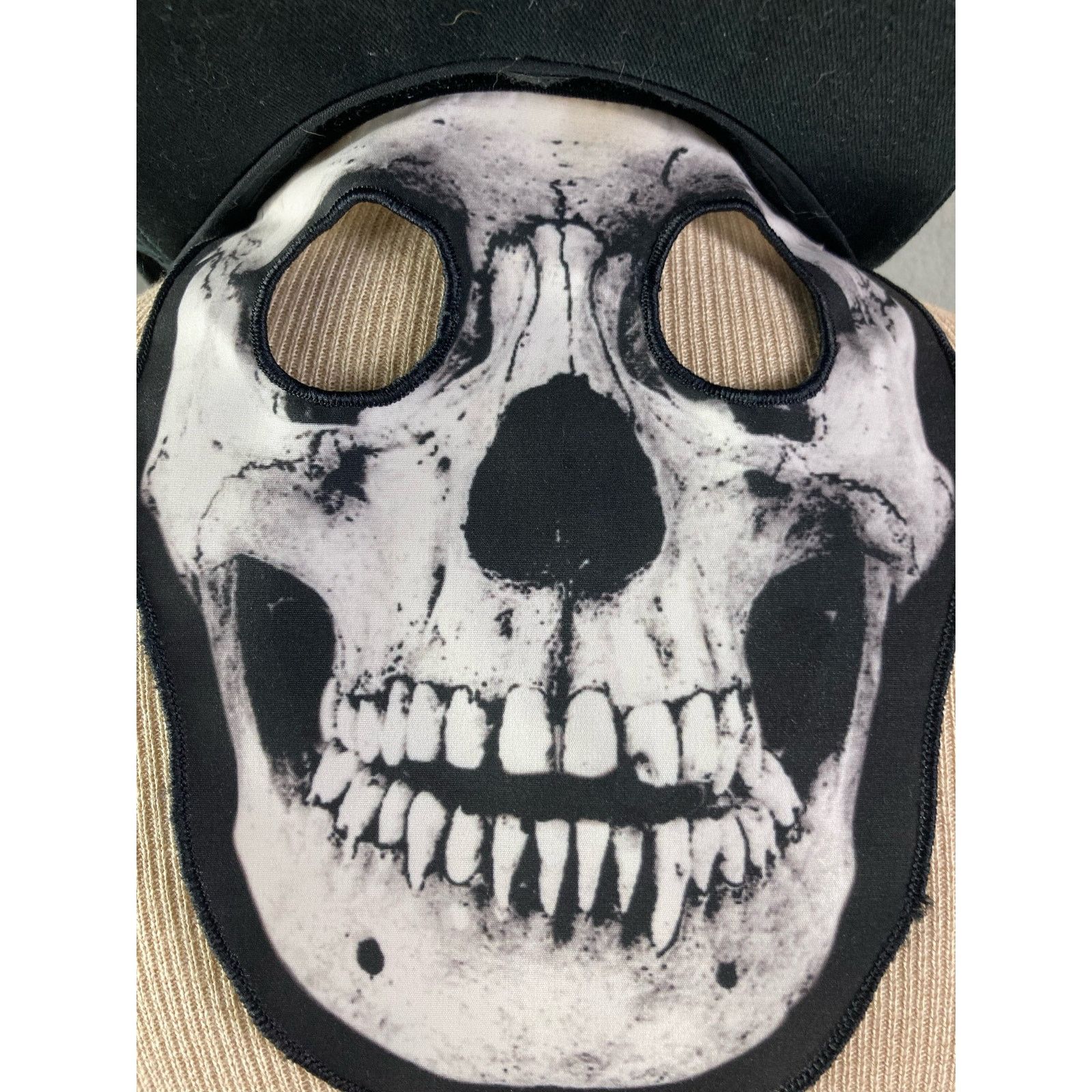 Other Men's Snapback Hat Gothic Punk Skull Mask Streetwear Cap Size ONE SIZE - 4 Thumbnail