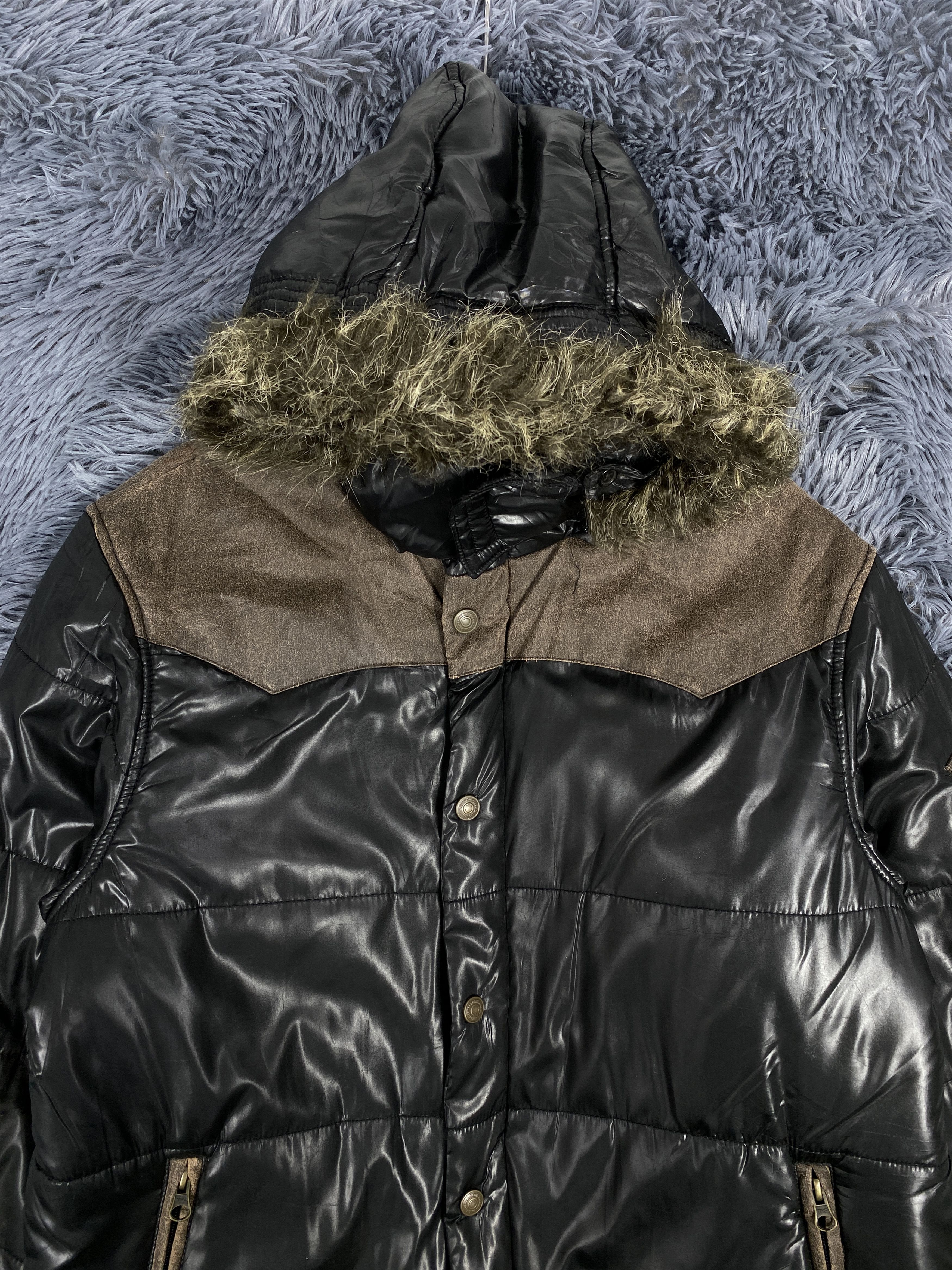 Smith's American Vintage Smiths American Sherpa Hoodie Puffer Down Jacket Size US L / EU 52-54 / 3 - 2 Thumbnail