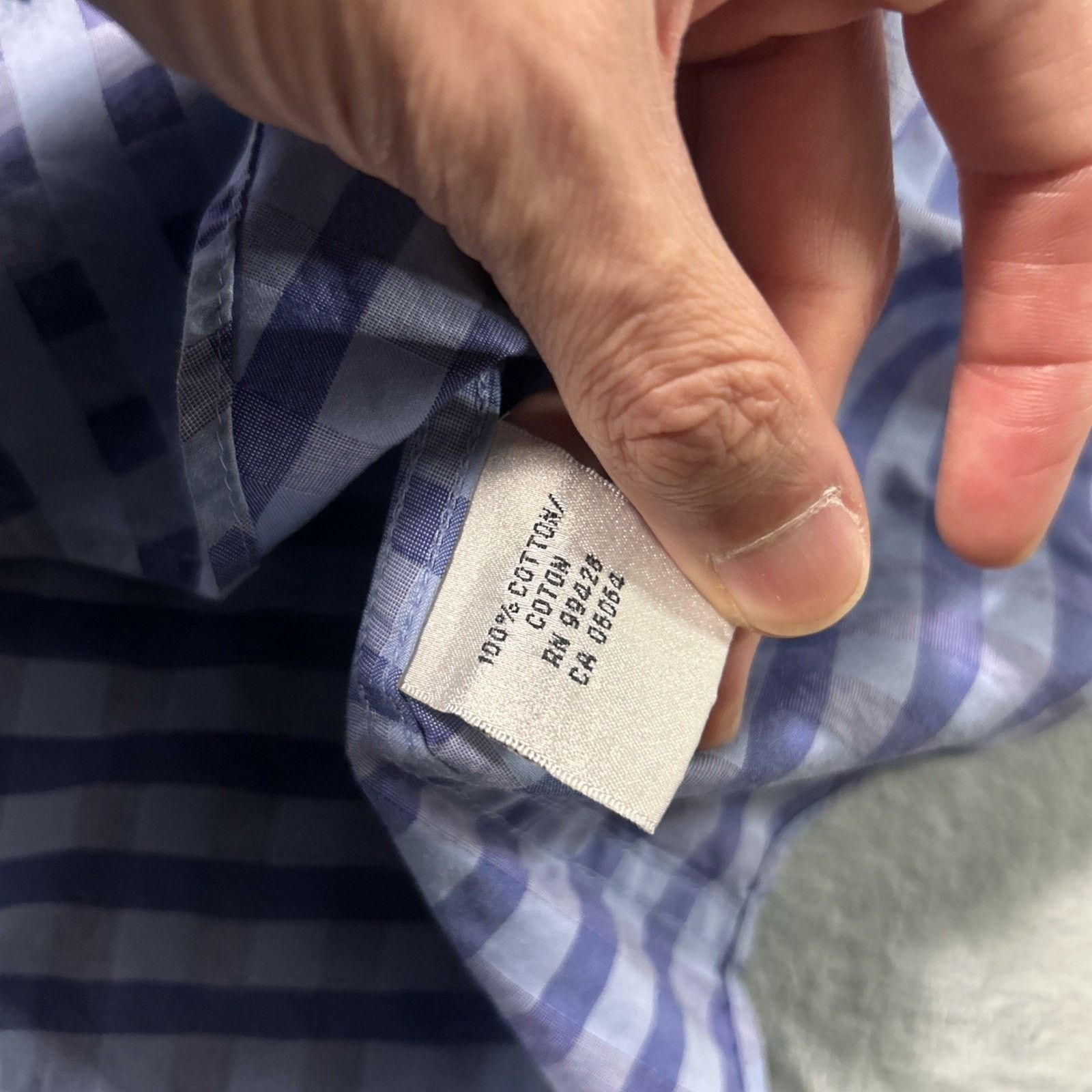 BUGATCHI Bugatchi Geometric Button Up Shirt Mens Medium Long Sleeve Size US M / EU 48-50 / 2 - 9 Thumbnail
