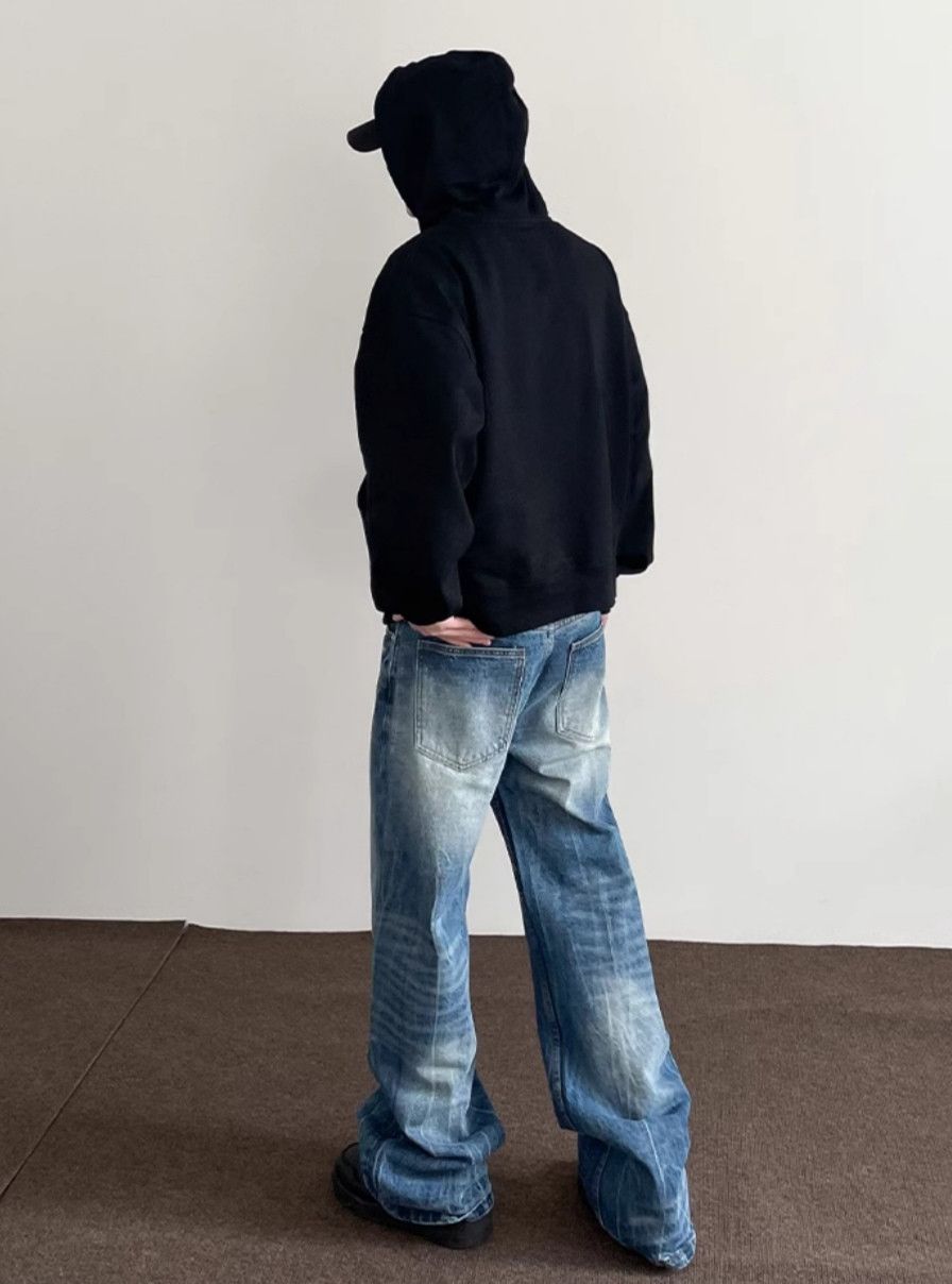 Japanese Brand × Jean Men Baggy Gradient Color Denim Jeans Size US 30 / EU 46 - 5 Thumbnail
