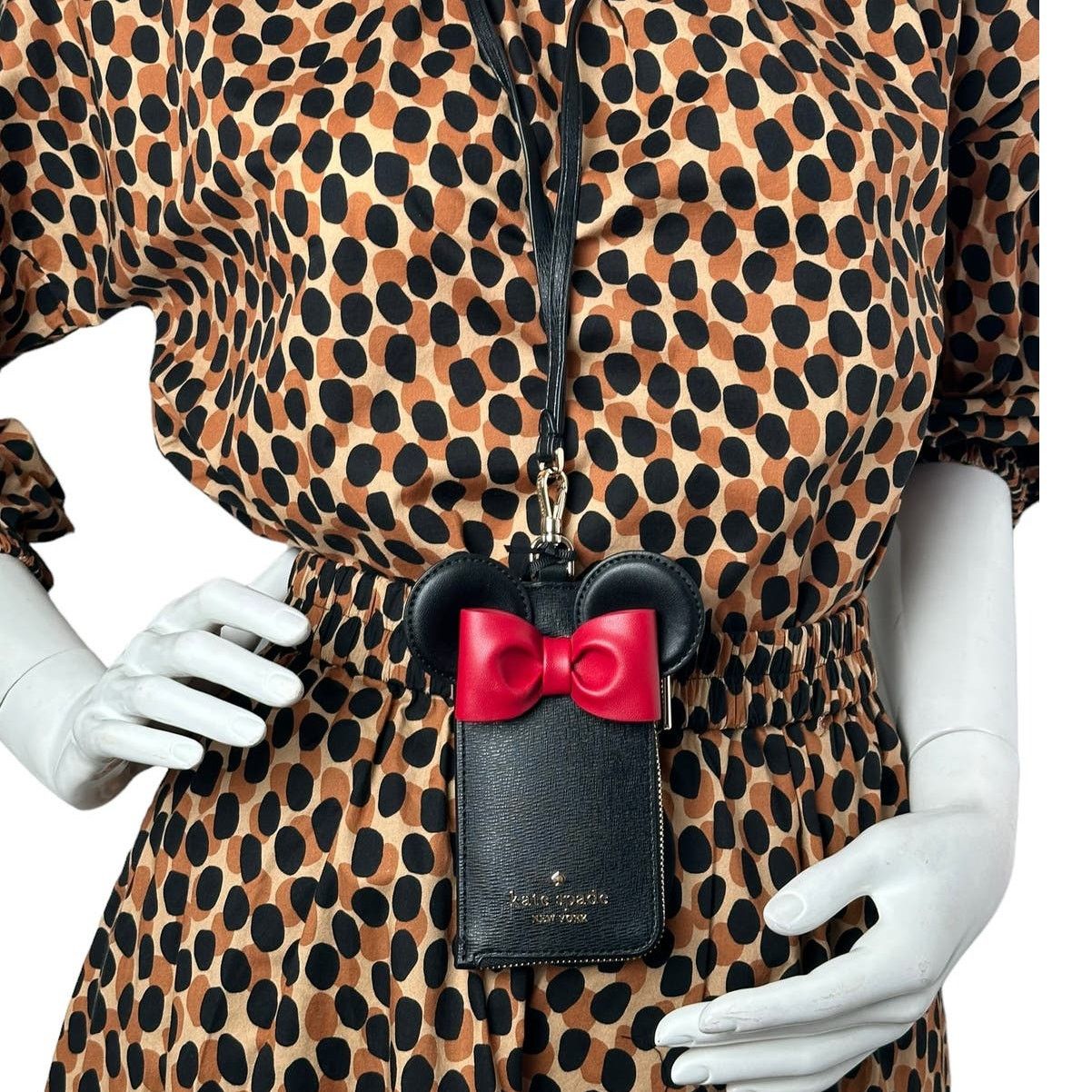 Kate Spade Kate Spade Disney 3D Minnie Red Bow Card Case ID Lanyard Size ONE SIZE - 6 Thumbnail