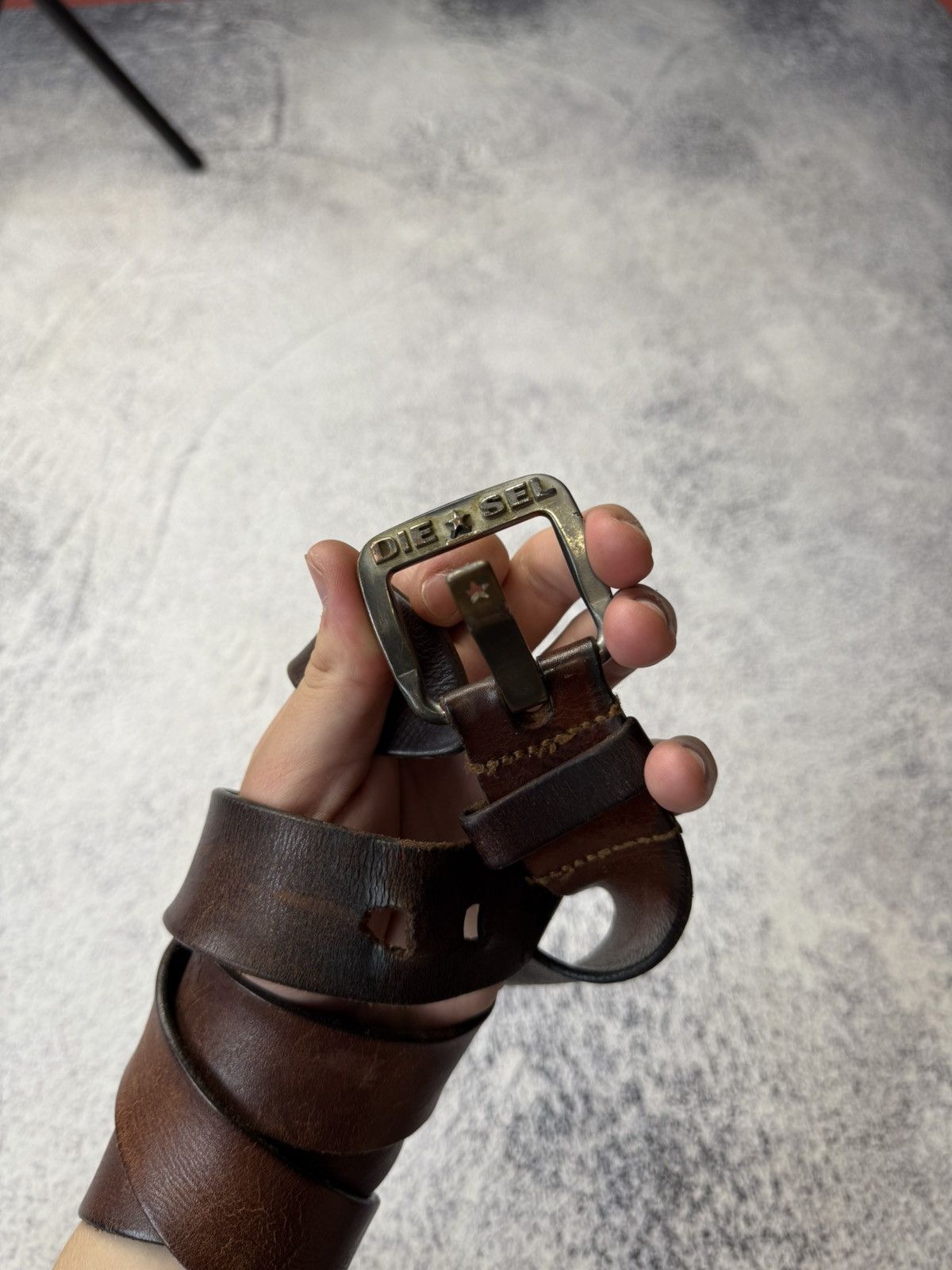 Diesel Vintage Diesel Belts Leather Japanese Brand Y2K streetwear Size ONE SIZE - 8 Thumbnail