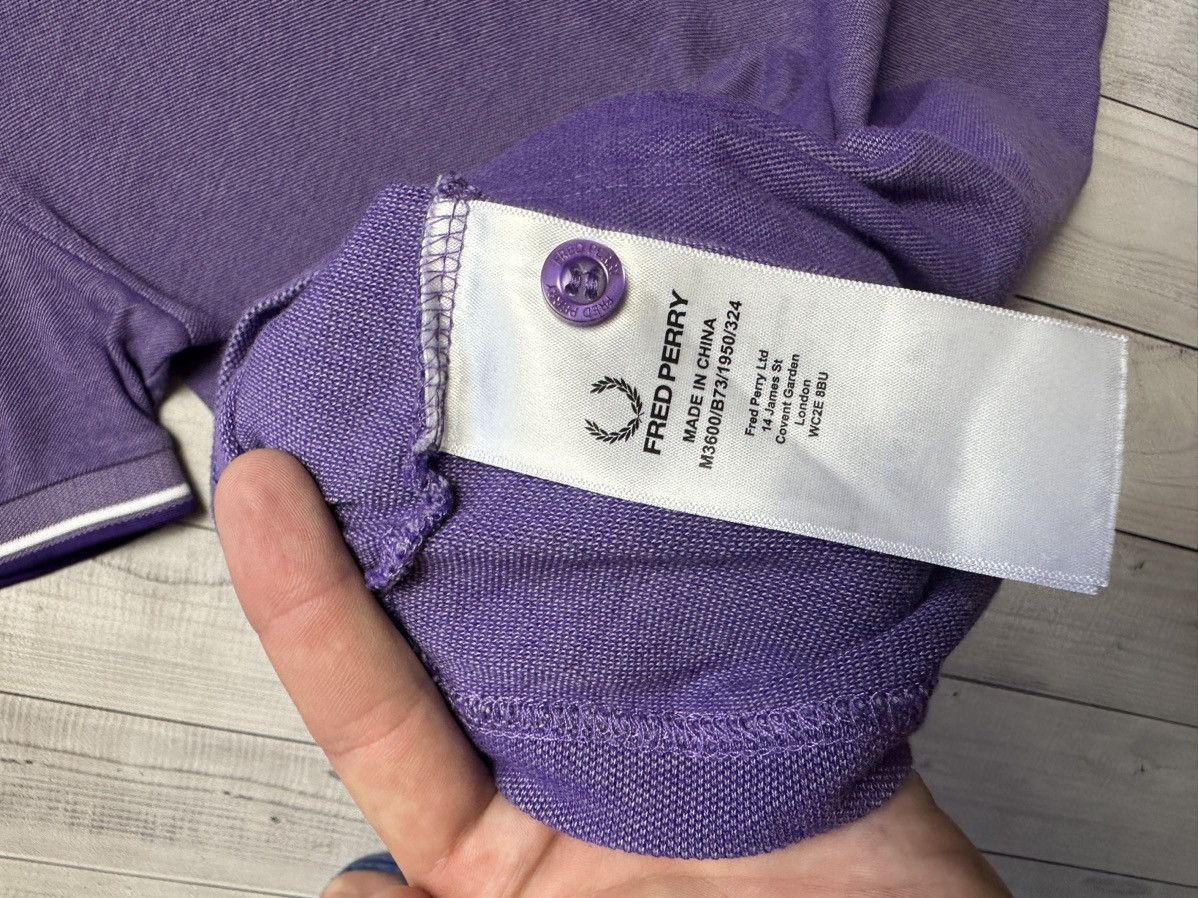 Fred Perry Vintage Fred Perry polo purple size M logo Size US M / EU 48-50 / 2 - 5 Thumbnail