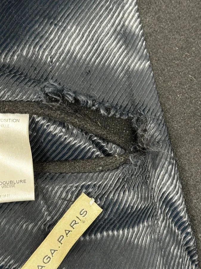Balenciaga AW2007 Balenciaga Black Classy Officer Jacket By Nicolas Ghesquière Size US M / EU 48-50 / 2 - 10 Thumbnail