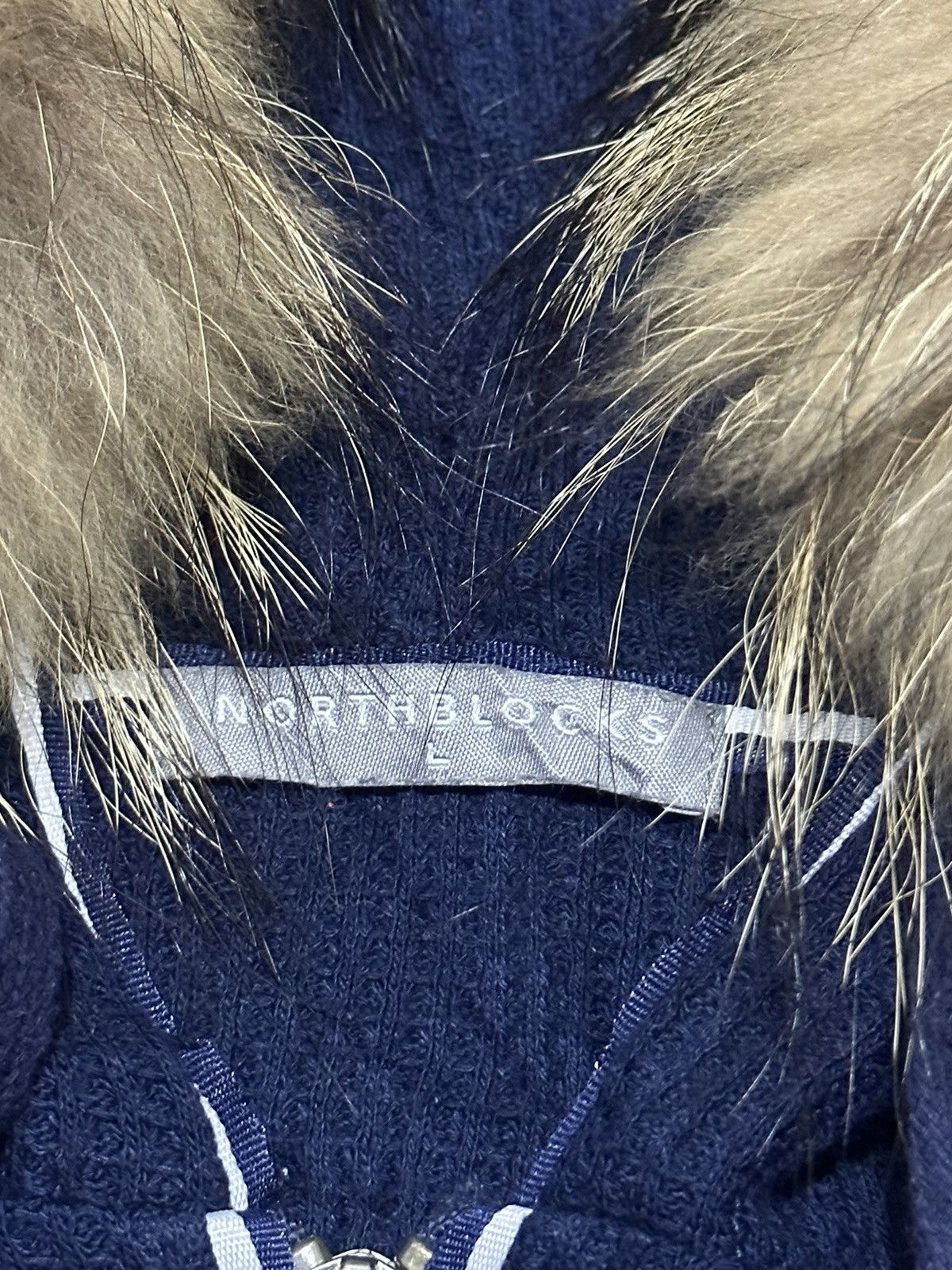 Hysteric Glamour × Japanese Brand × Le Grande Bleu (L.G.B.) Northblock-Fur Waffle Japanese Hoodie Size US M / EU 48-50 / 2 - 7 Thumbnail