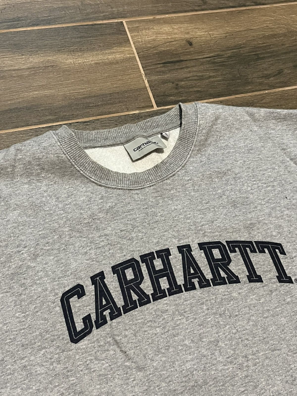 Carhartt × Carhartt Wip × Vintage Carhartt Sweatshirt Logo Size US XL / EU 56 / 4 - 2 Thumbnail