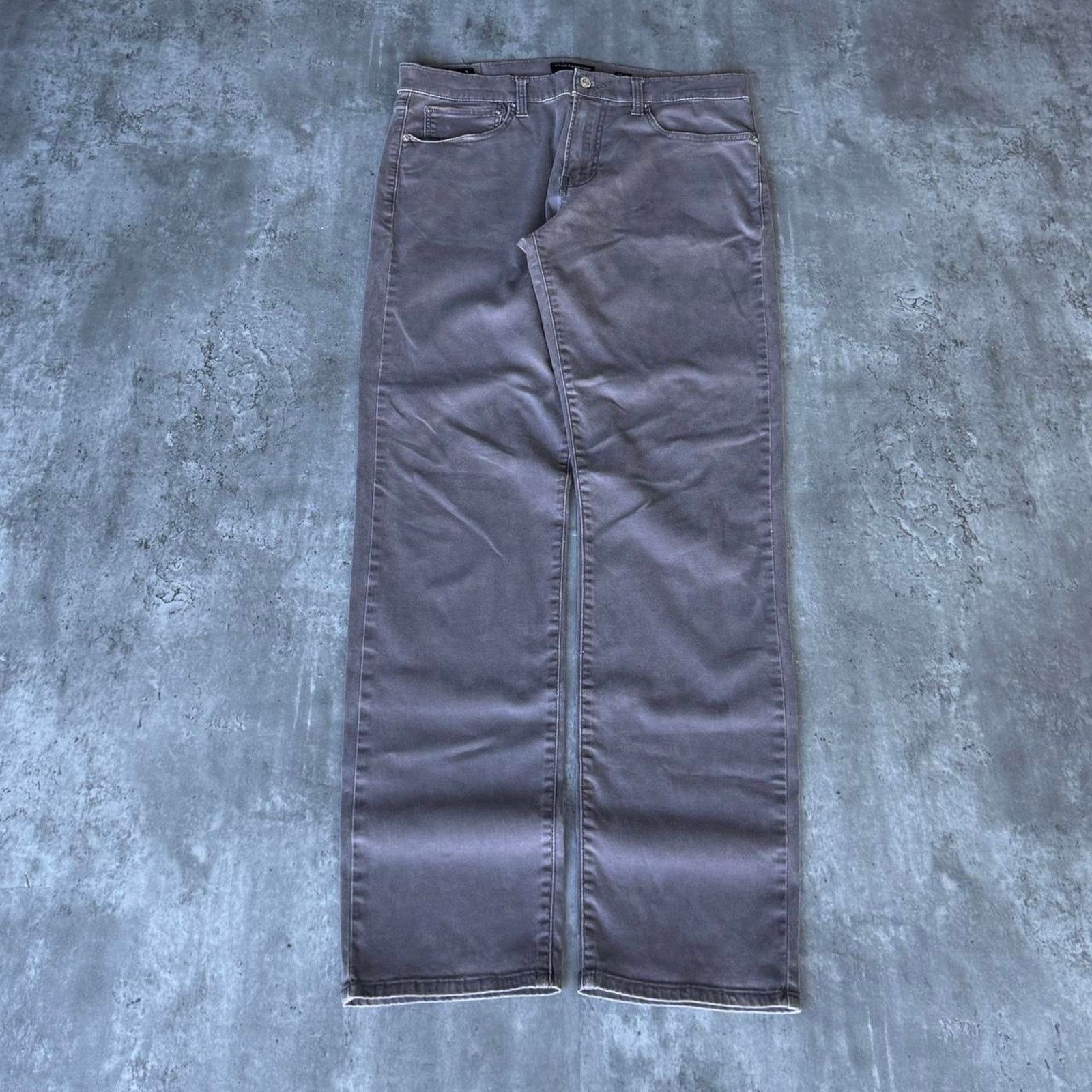 Japanese Brand × Lucky Brand × Vintage Vintage Y2K Lucky Brand Baggy Grunge Opium Grey Casual Pants Size US 33 - 2 Thumbnail