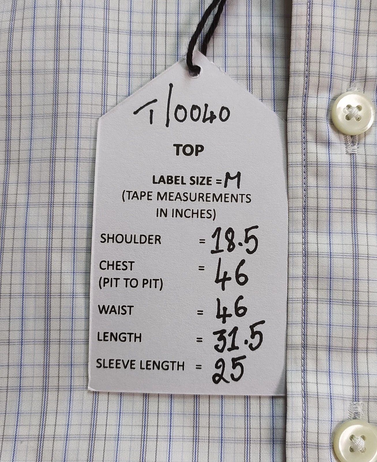 Thomas Pink Thomas Pink Classic Fit Formal Check Shirt T 0040 Size US M / EU 48-50 / 2 - 5 Thumbnail