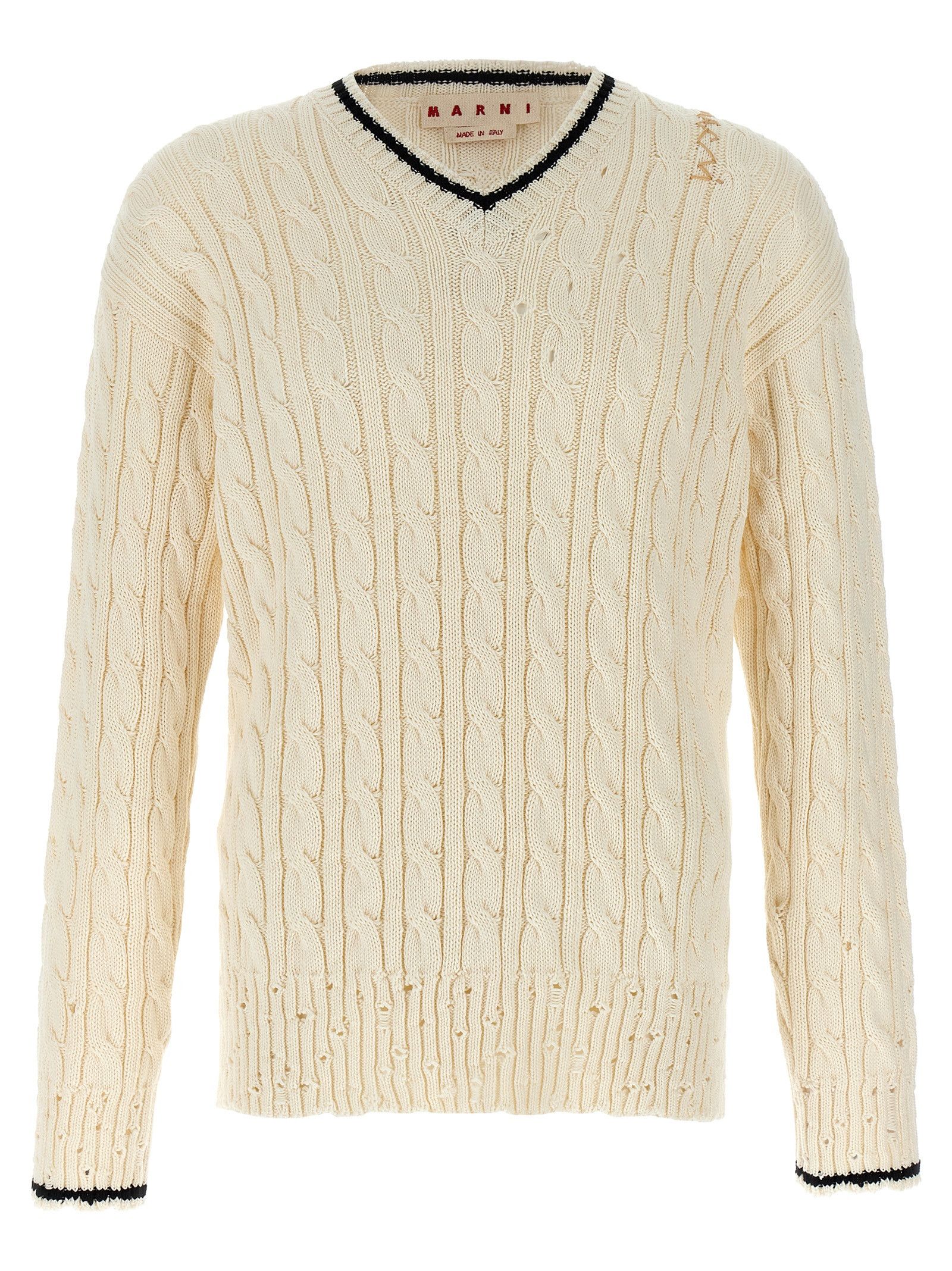 Marni 'V' Neckline Sweater Size US M / EU 48-50 / 2 - 1 Thumbnail