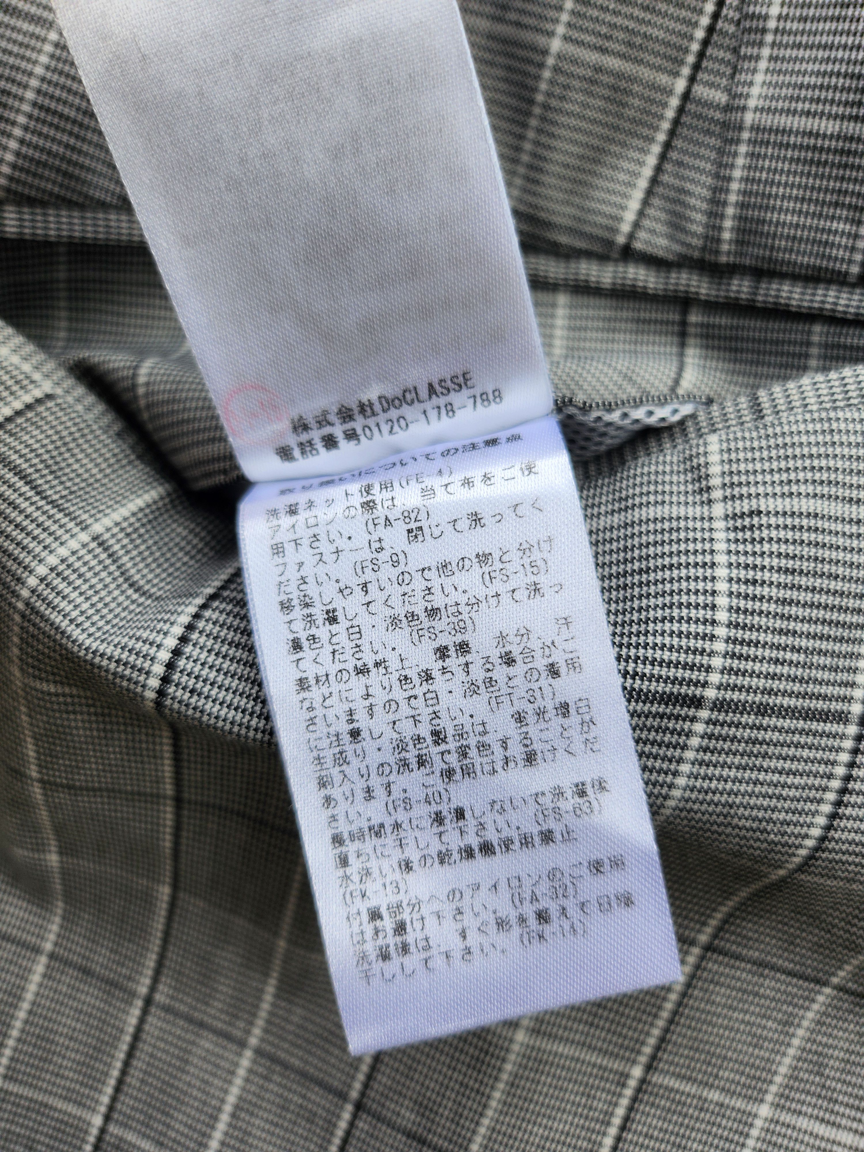 Japanese Brand 💥DoClasse Casual Check Pants Size US 35 - 10 Thumbnail