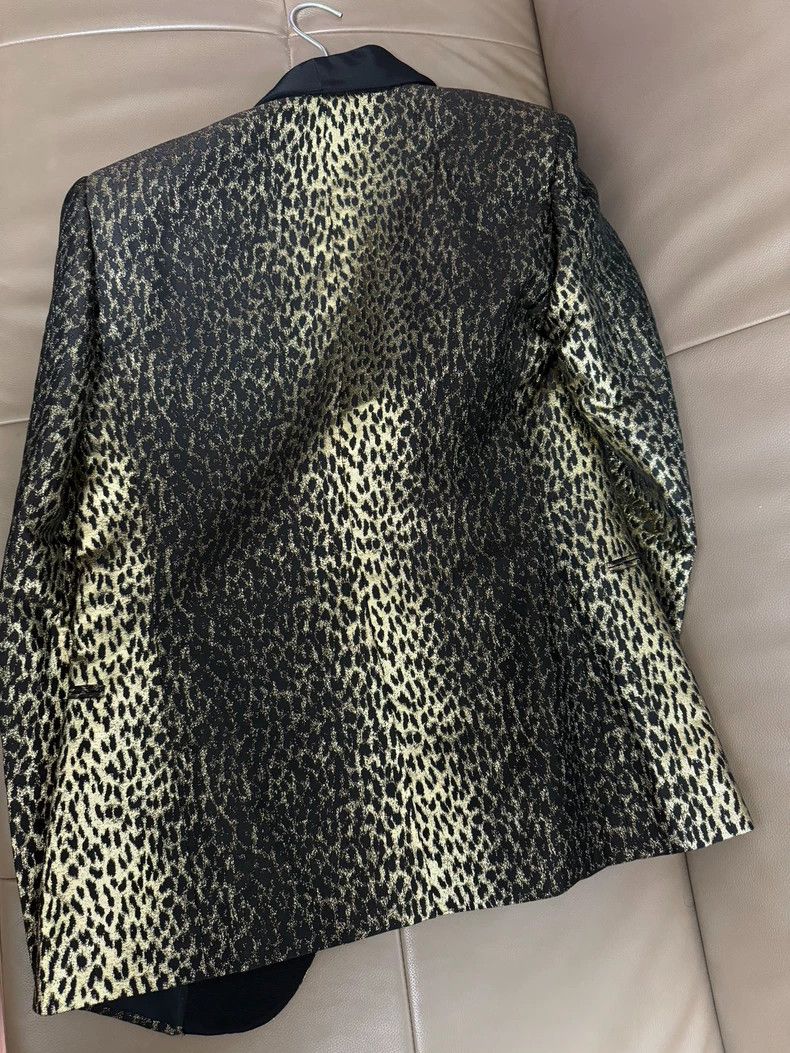 Saint Laurent Paris Saint Laurent Paris Apple collar leopard print blazer Size US S / EU 44-46 / 1 - 2 Thumbnail