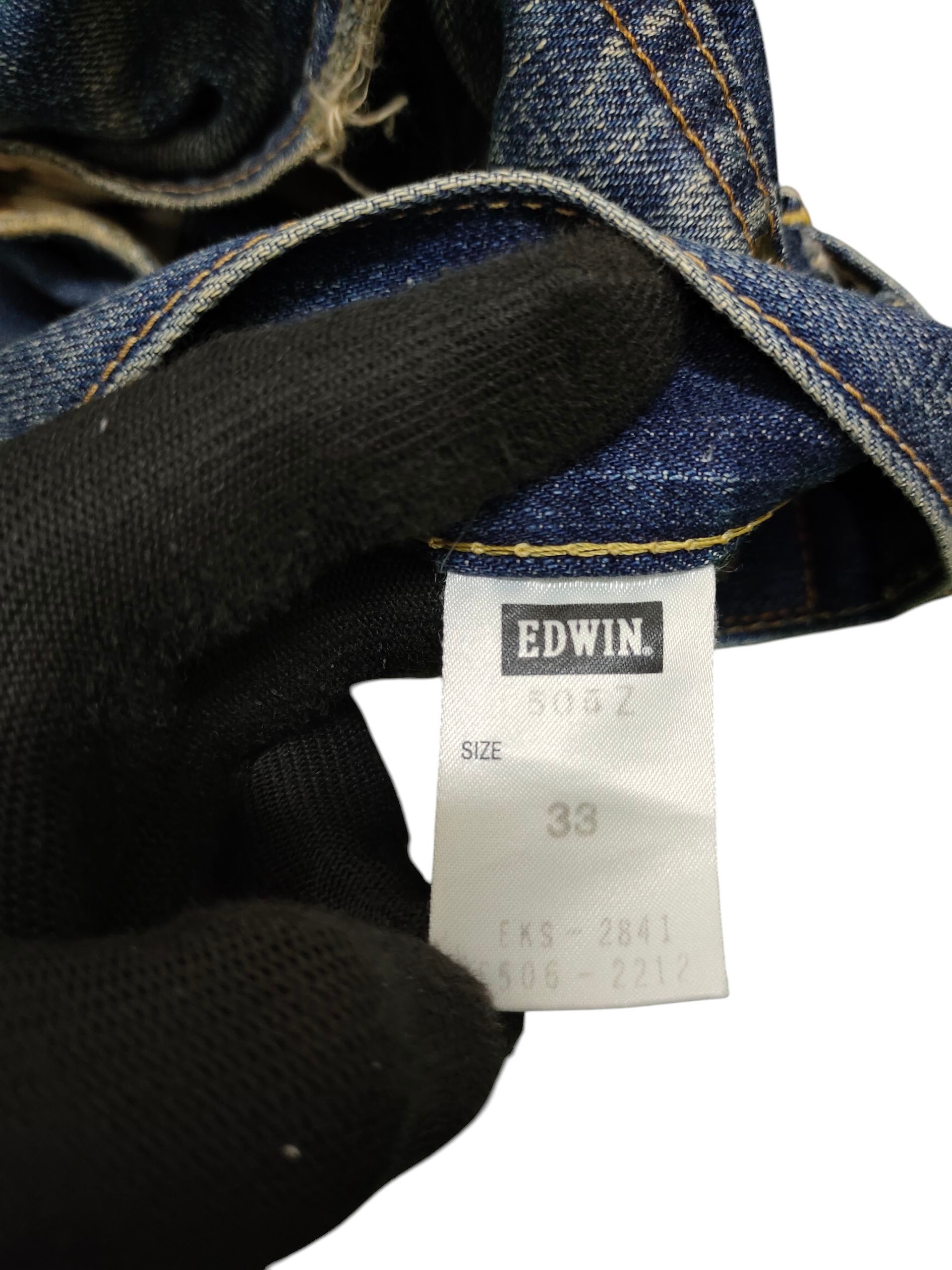 Kapital Vintage Edwin 505Z Selvage Clawmark Distress Denim Jeans Size US 35 - 12 Thumbnail