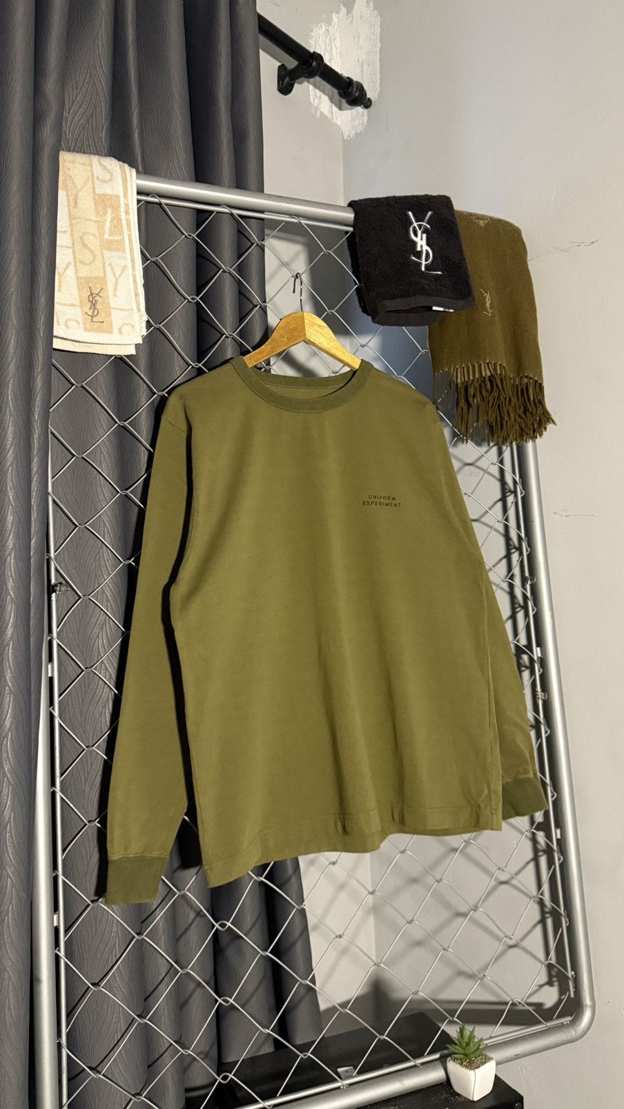 uniform experiment UNIFORM EXPERIMENT LONG SLEEVE TSHIRT GREEN Size US M / EU 48-50 / 2 - 1 Thumbnail