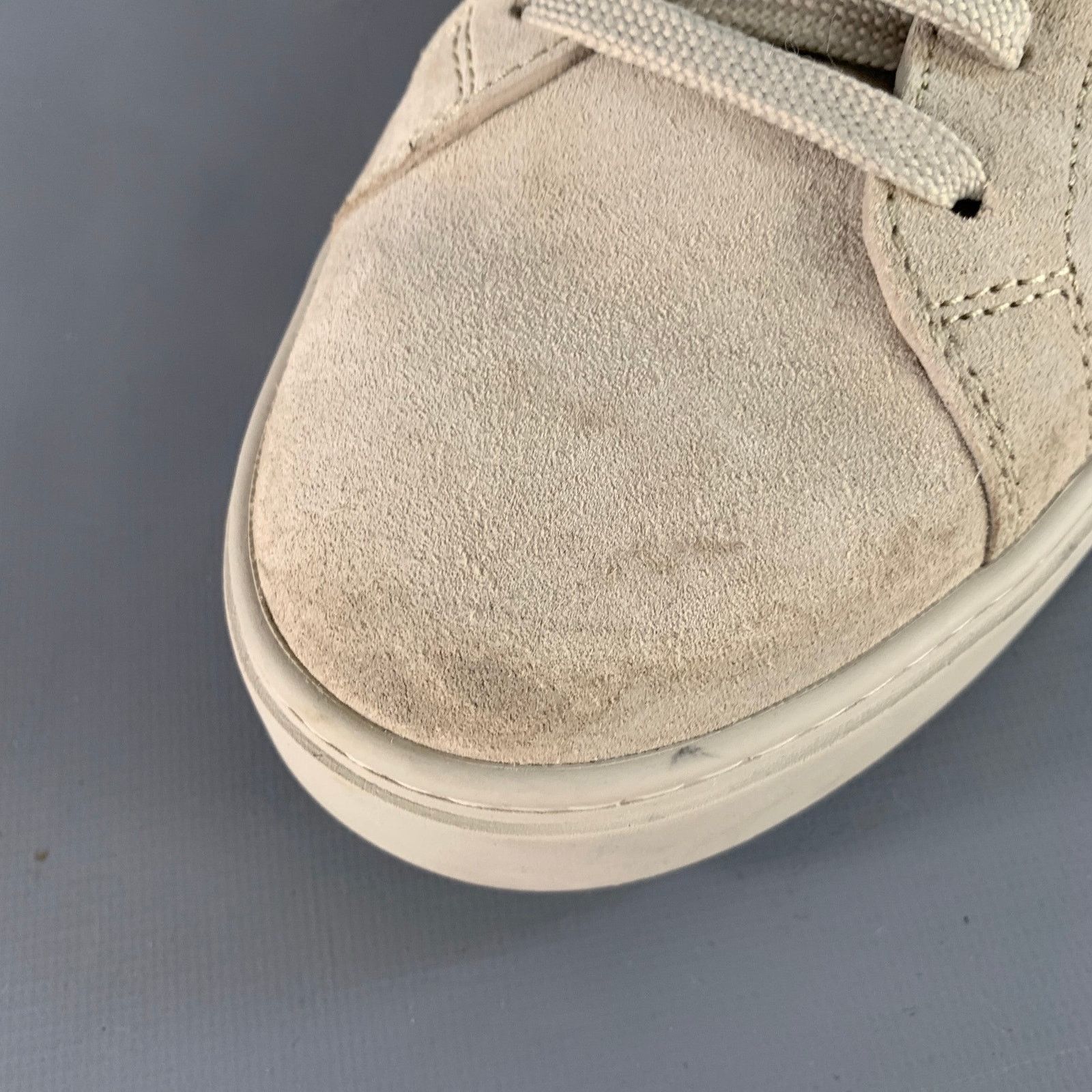 Tod's TOD'S Size 11 Grey Suede Low Top Rubber Sole Sneakers Size US 11 / EU 44 - 8 Thumbnail