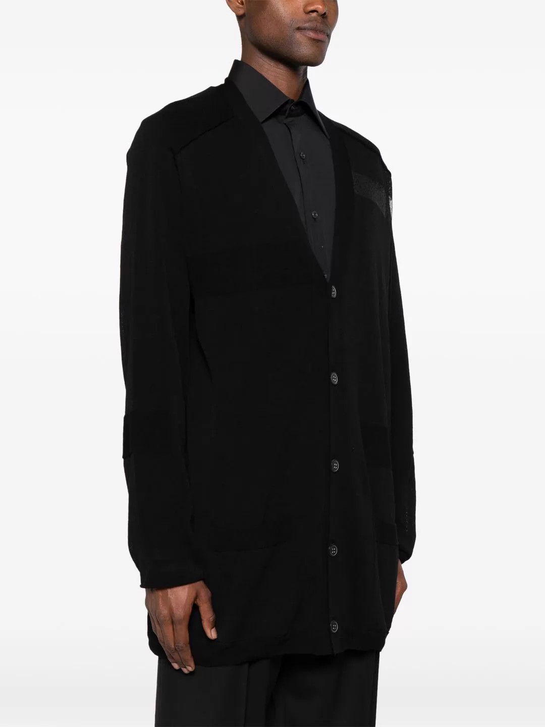 Yohji Yamamoto Yohji Yamamoto SS24 Men's Lace Knit Cardigan NWT Size US L / EU 52-54 / 3 - 6 Thumbnail