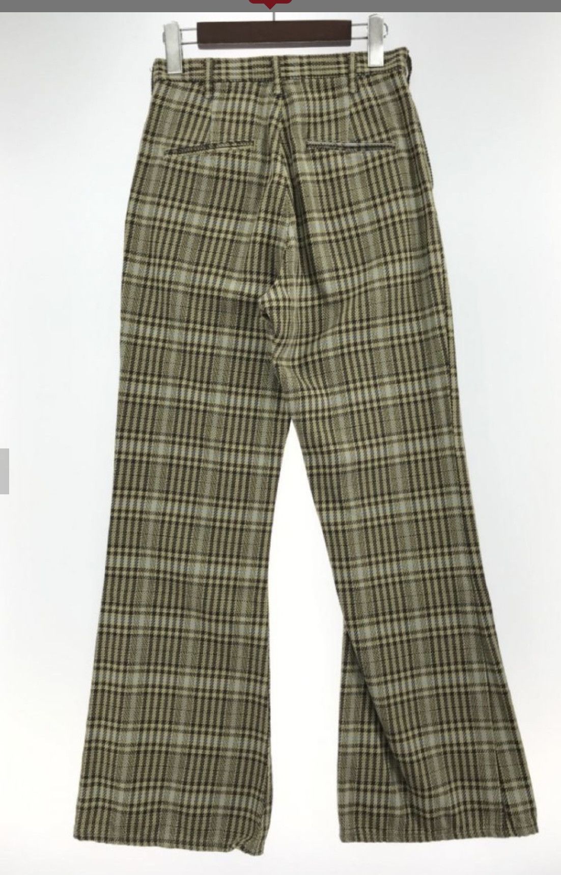 Kapital KAPITAL Multicolor Plaid Pattern Flare Pants Size US 27 - 2 Thumbnail