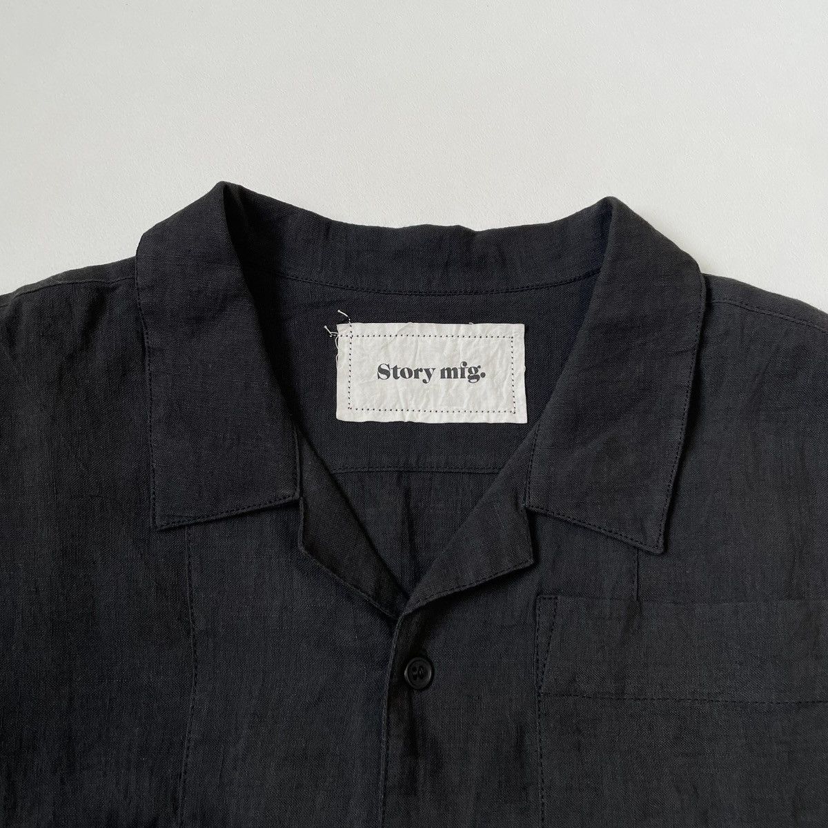 Story Mfg. ‘Peace Tie Dye Print’ Linen Shirt Size US M / EU 48-50 / 2 - 3 Thumbnail