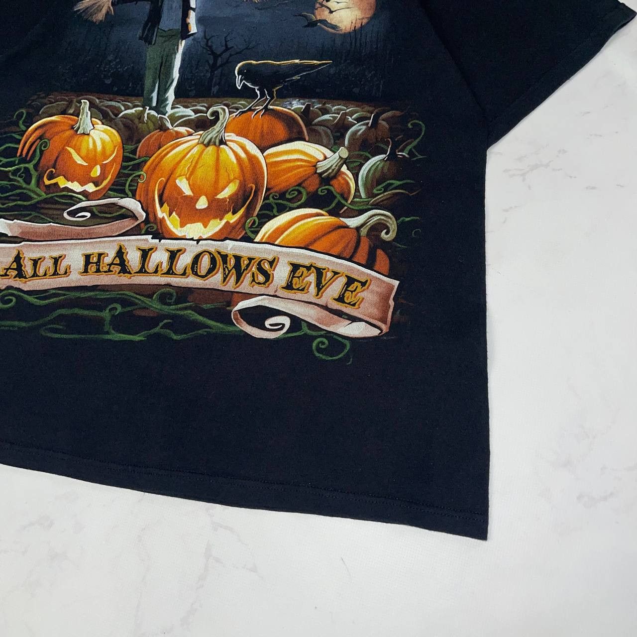 Vintage Vintage t-shirt all hallows eve Halloweend Tee Pumpkin Size US M / EU 48-50 / 2 - 8 Thumbnail