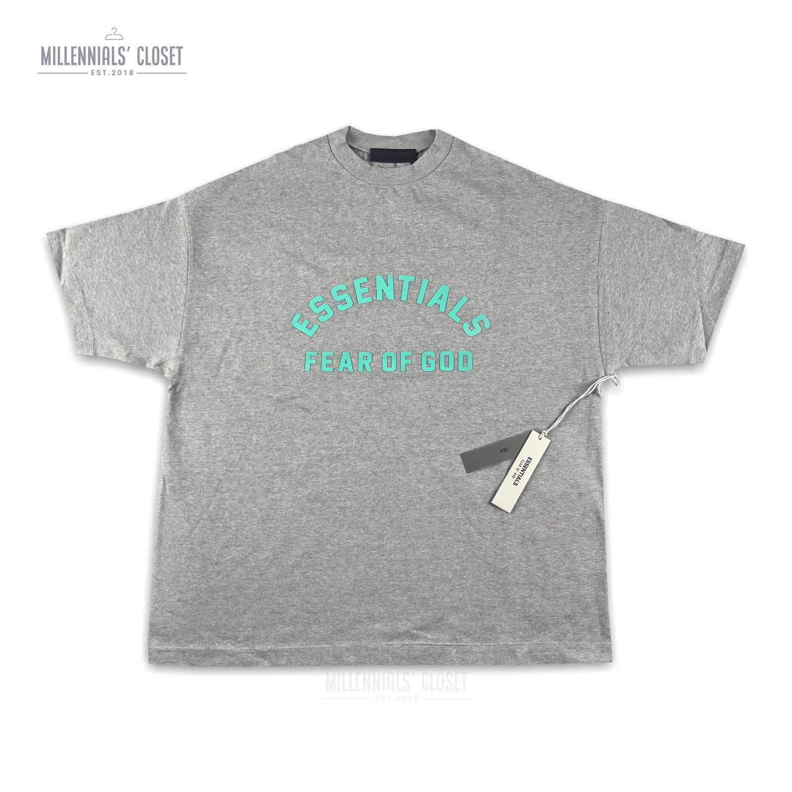Essentials Fear of God Essentials Heavy Tee Dark Heather Oatmeal L Size US L / EU 52-54 / 3 - 1 Thumbnail