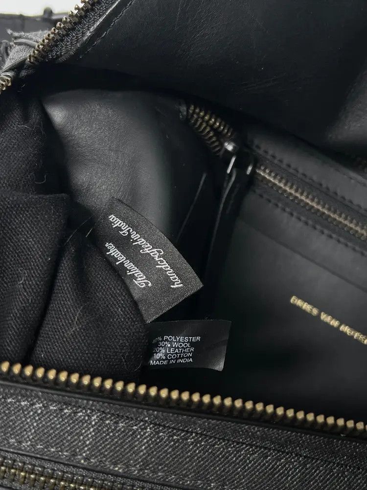 Dries Van Noten Dries Van Noten 19AW Stripes Wool Utility Bag Size ONE SIZE - 9 Thumbnail
