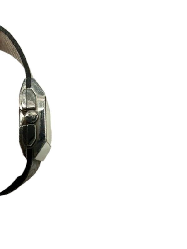Dolce & Gabbana D&G Rectangular Dual Subdial Watch Black Snake Strap c.2000s Size ONE SIZE - 5 Thumbnail