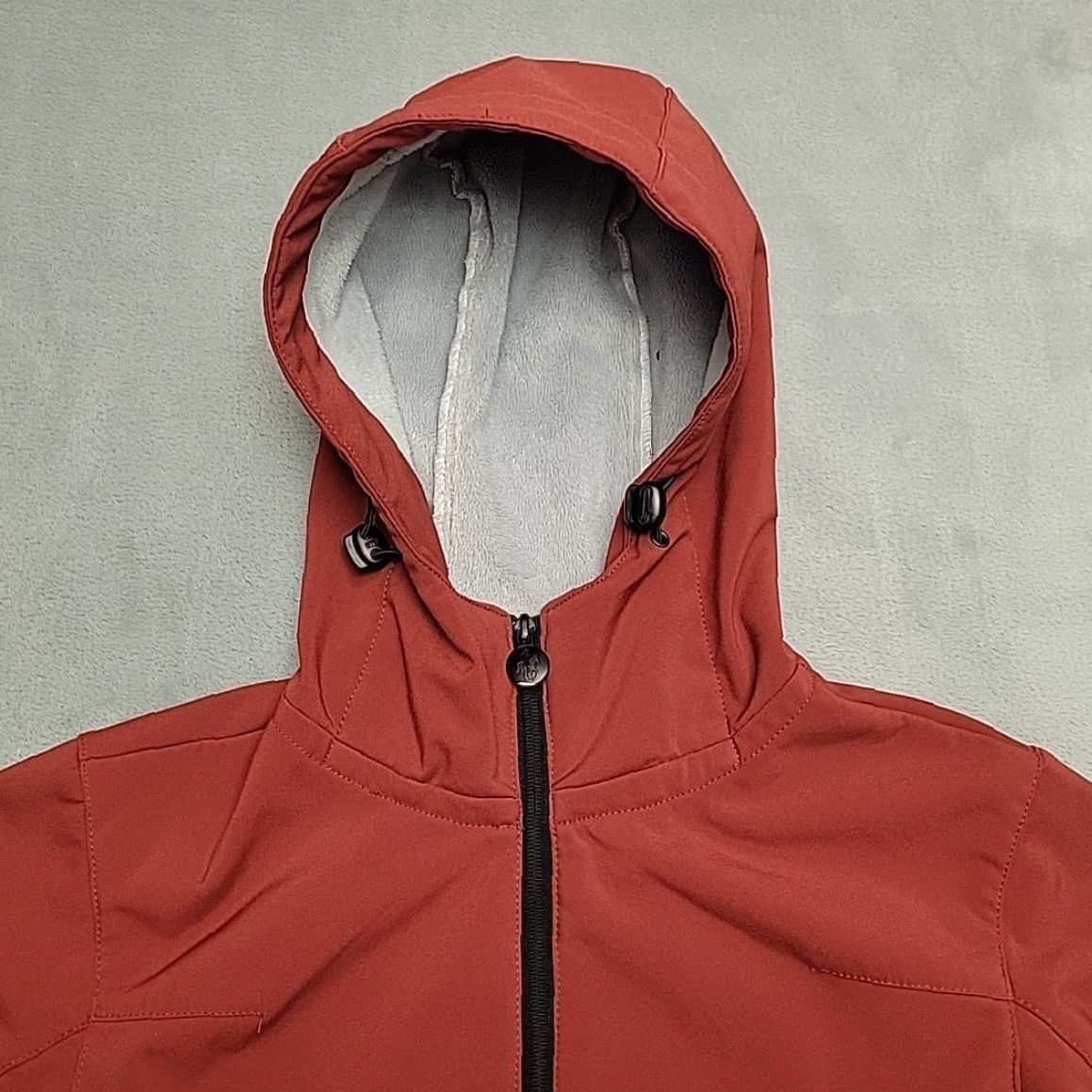 Vintage VINTAGE Outback Trading Jacket Womens M Red Embroidered Western Soft Shell Hoodie Size M / US 6-8 / IT 42-44 - 2 Thumbnail