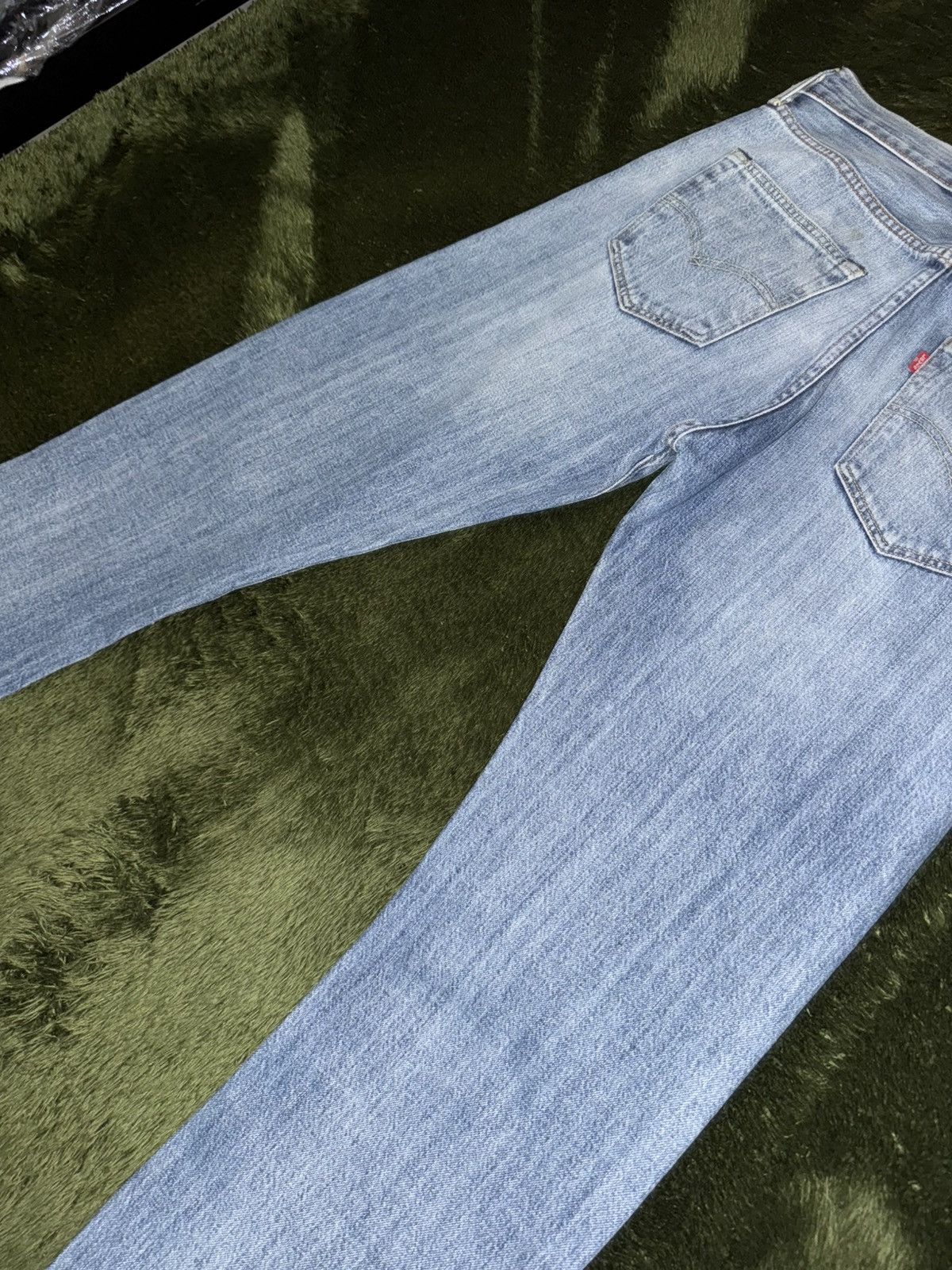 Levi's [W32/L32] Levi’s 501 Leather Label Denim Pants Light Indigo Size US 32 / EU 48 - 10 Thumbnail