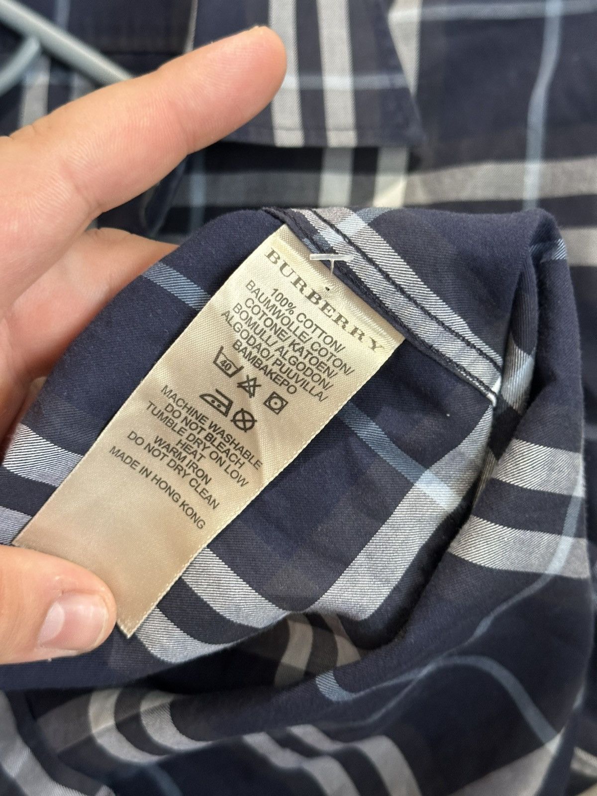 Burberry Burberry Button Up Shirt Nova Check Size US XL / EU 56 / 4 - 10 Thumbnail