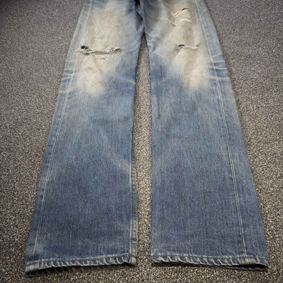 Levi's Vintage Clothing 🇺🇸 Vintage 1995 Levis 501 Made in Usa Distressed Dirty Washed Size US 29 - 7 Thumbnail