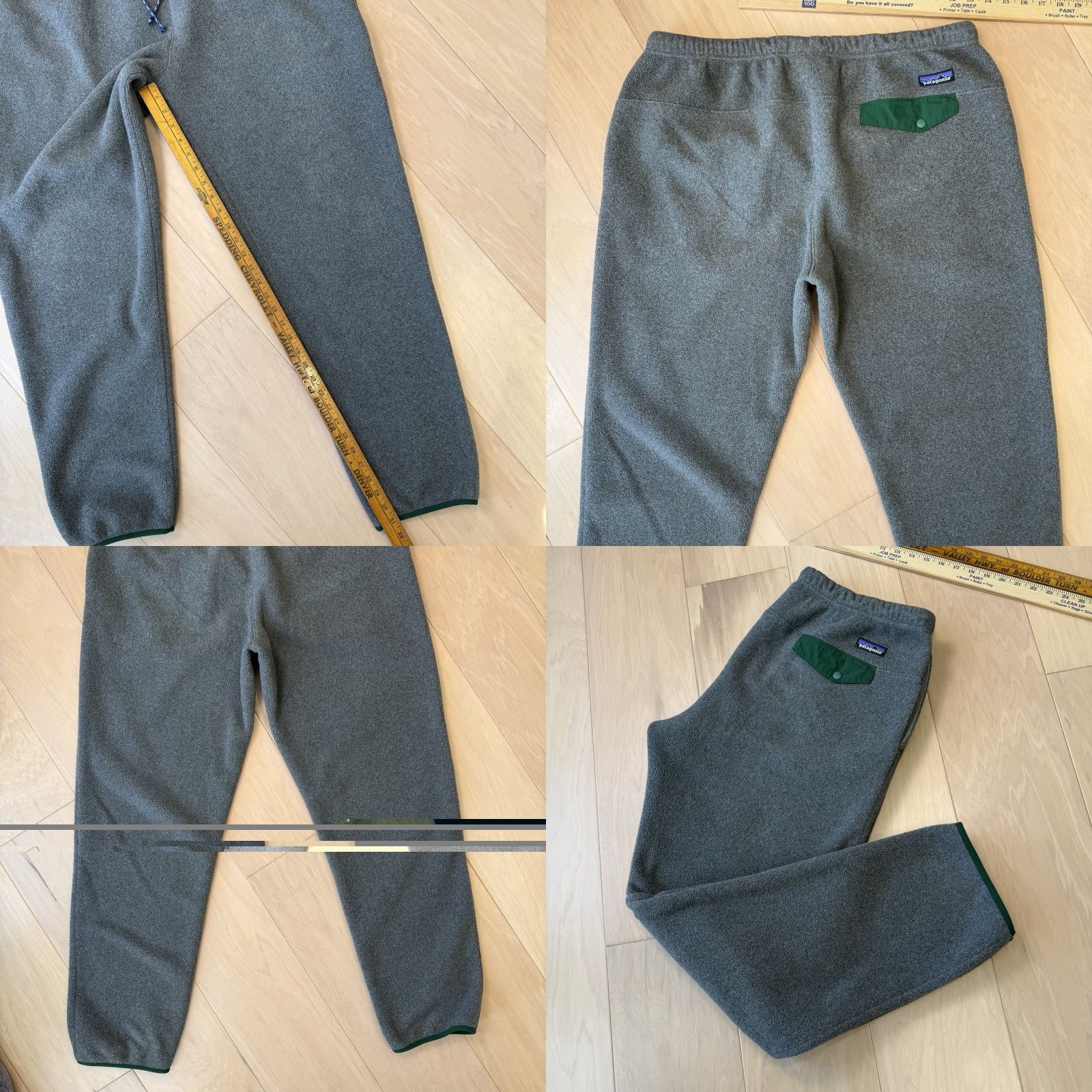 Patagonia VINTAGE Patagonia Synchilla Snap T Pants XL Gray Fleece Jogger Sweatpants Hipster 90s Activewear Mens Sweatpants Size US 36 / EU 52 - 8 Thumbnail