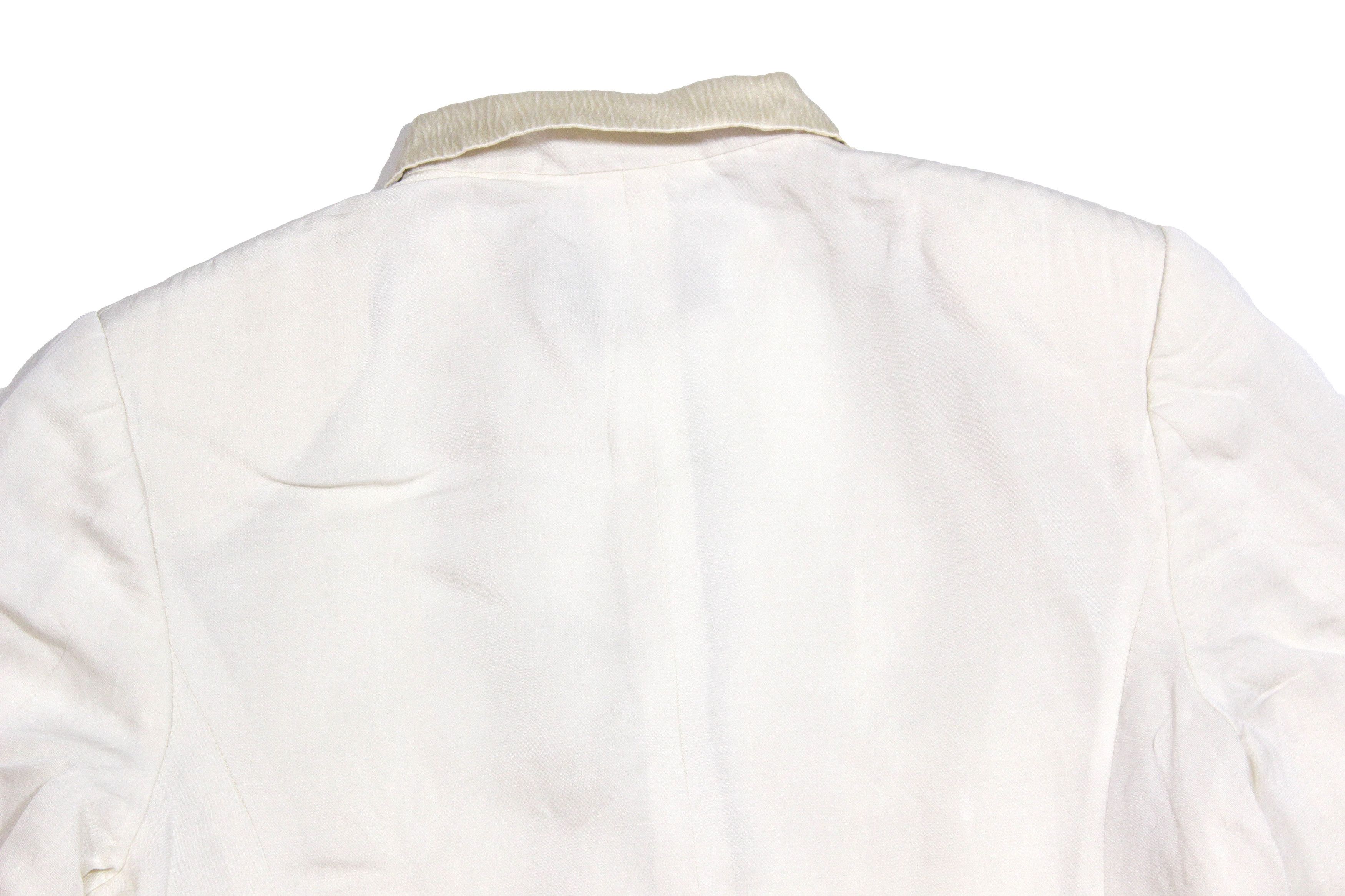 Jil Sander 90S Viscose Linen Jacket Vintage Size S / US 4 / IT 40 - 5 Thumbnail